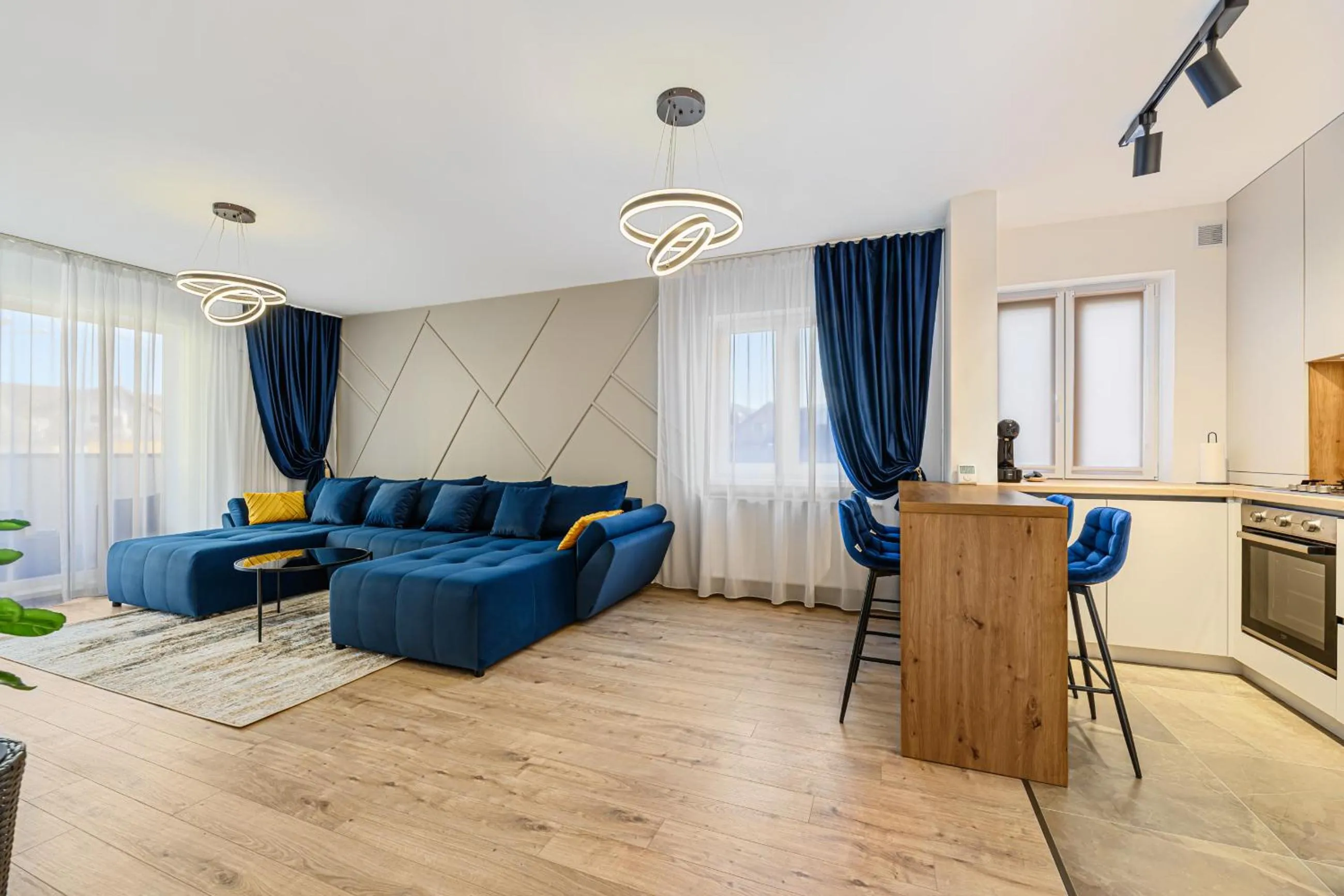 Living room in MoHost Blue Moon Apartments