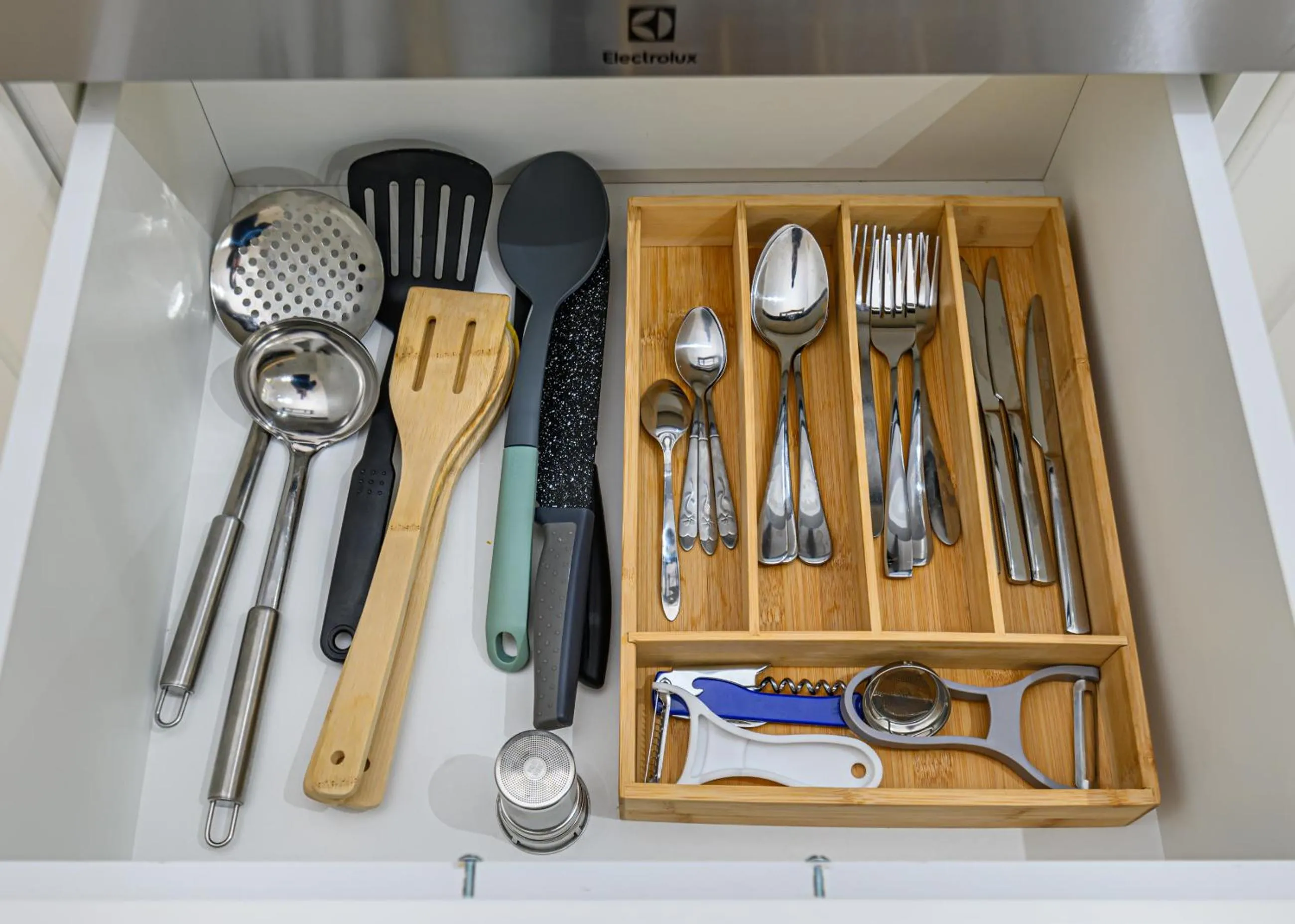 Kitchen or kitchenette in MoHost Blue Moon Apartments