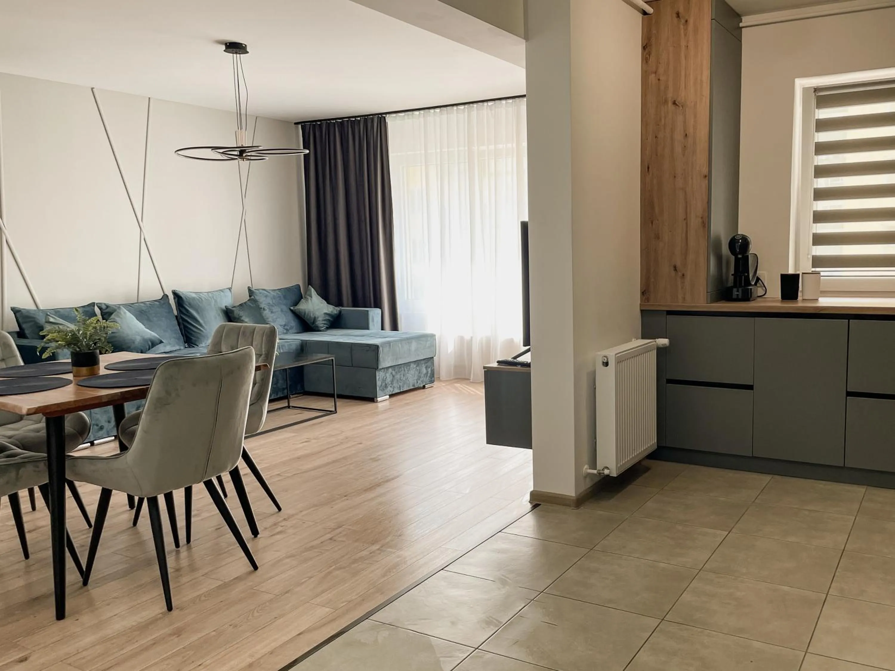 Living room in MoHost Blue Moon Apartments