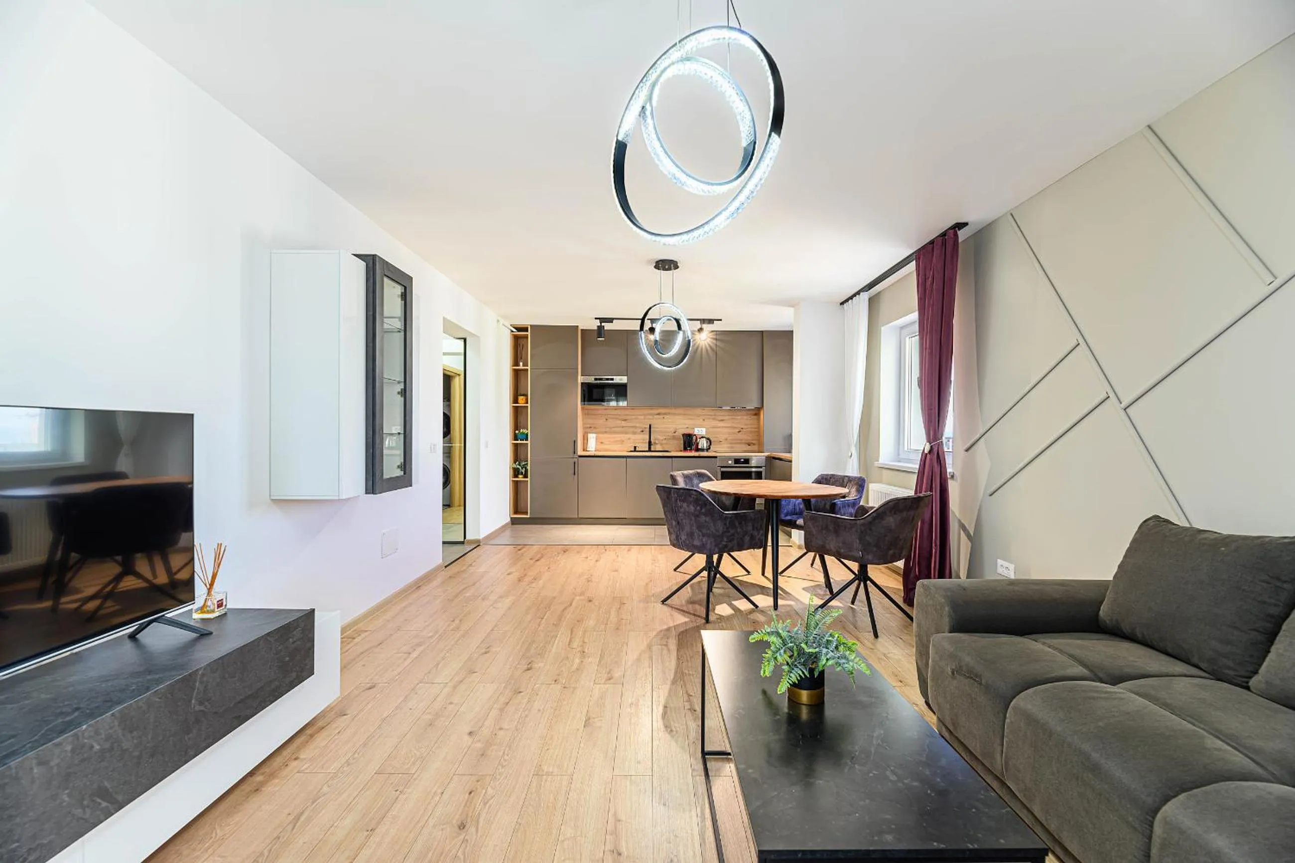 Living room in MoHost Blue Moon Apartments