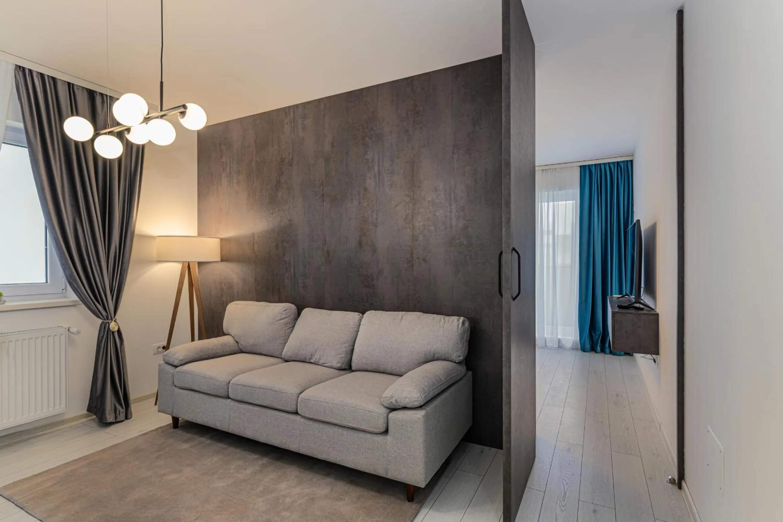 Living room in MoHost Blue Moon Apartments