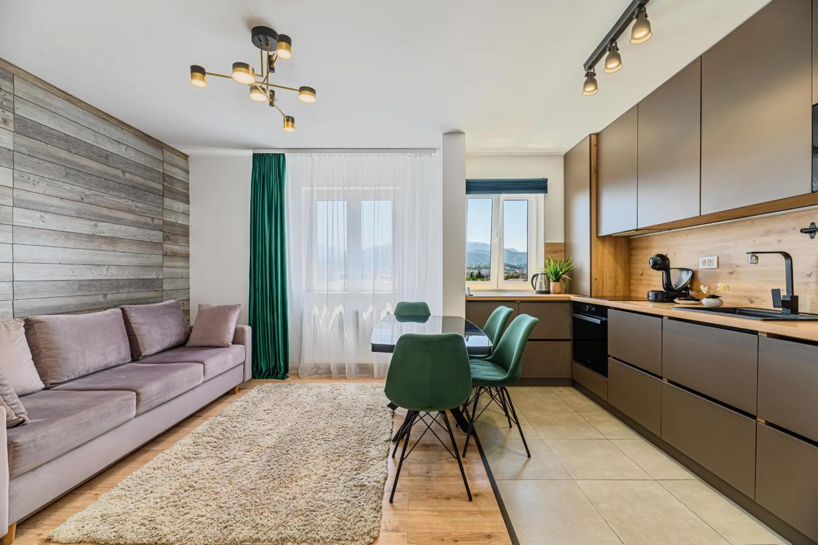 Living room in MoHost Blue Moon Apartments