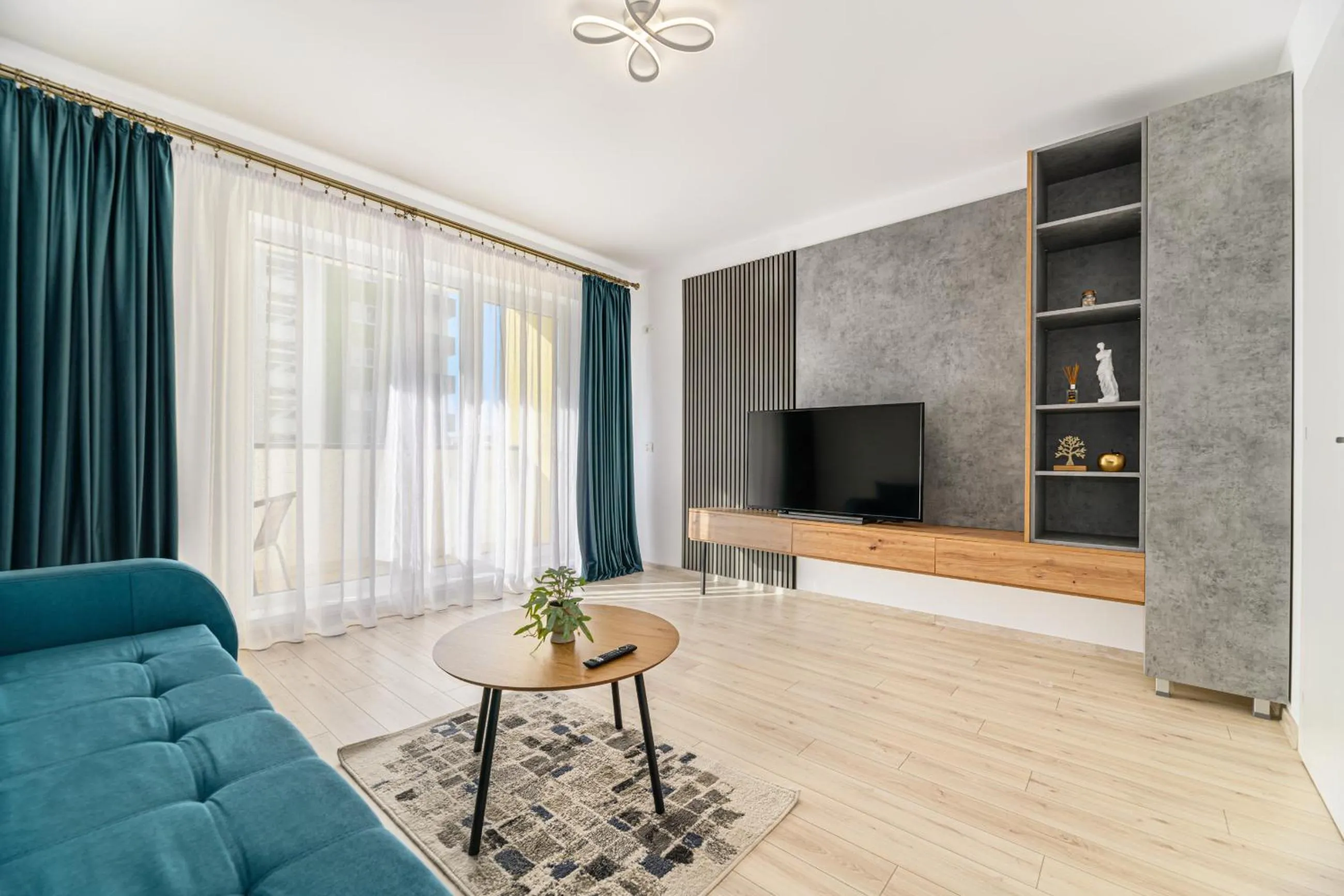 Living room in MoHost Blue Moon Apartments