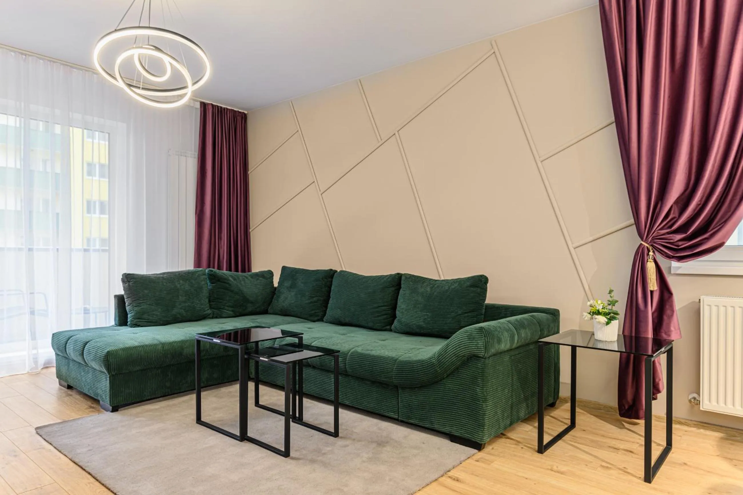 Living room in MoHost Blue Moon Apartments
