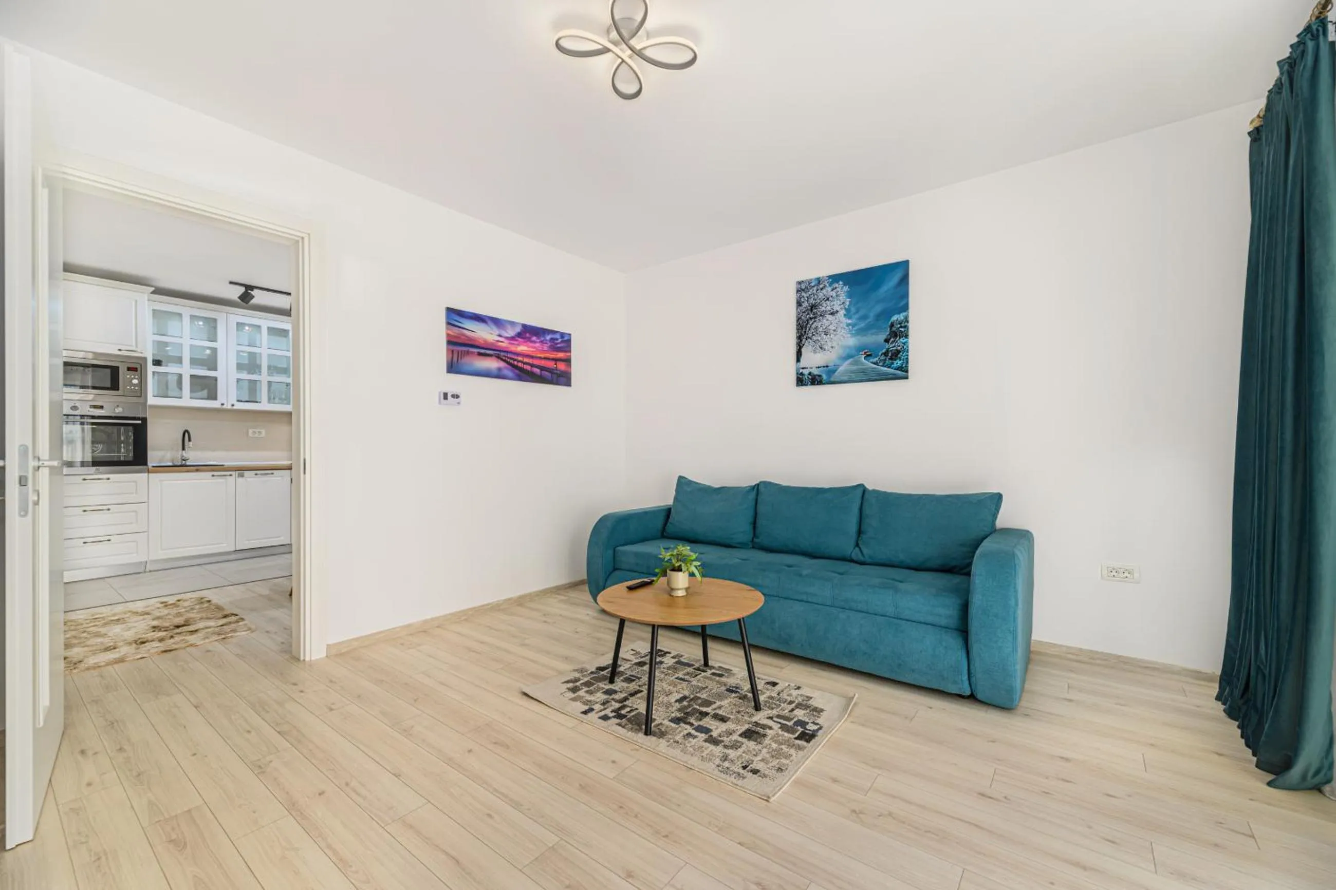 Living room in MoHost Blue Moon Apartments