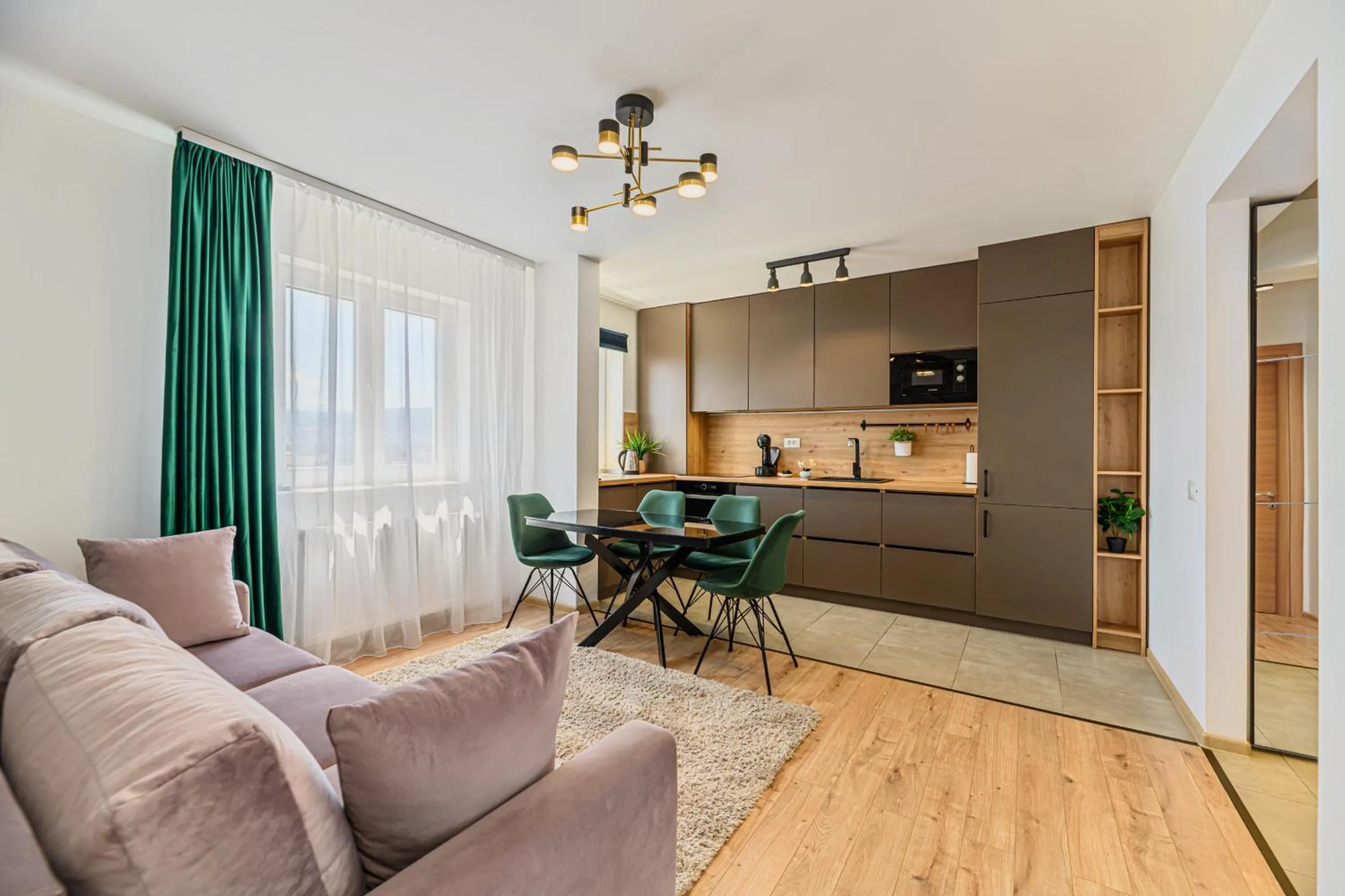 Living room in MoHost Blue Moon Apartments