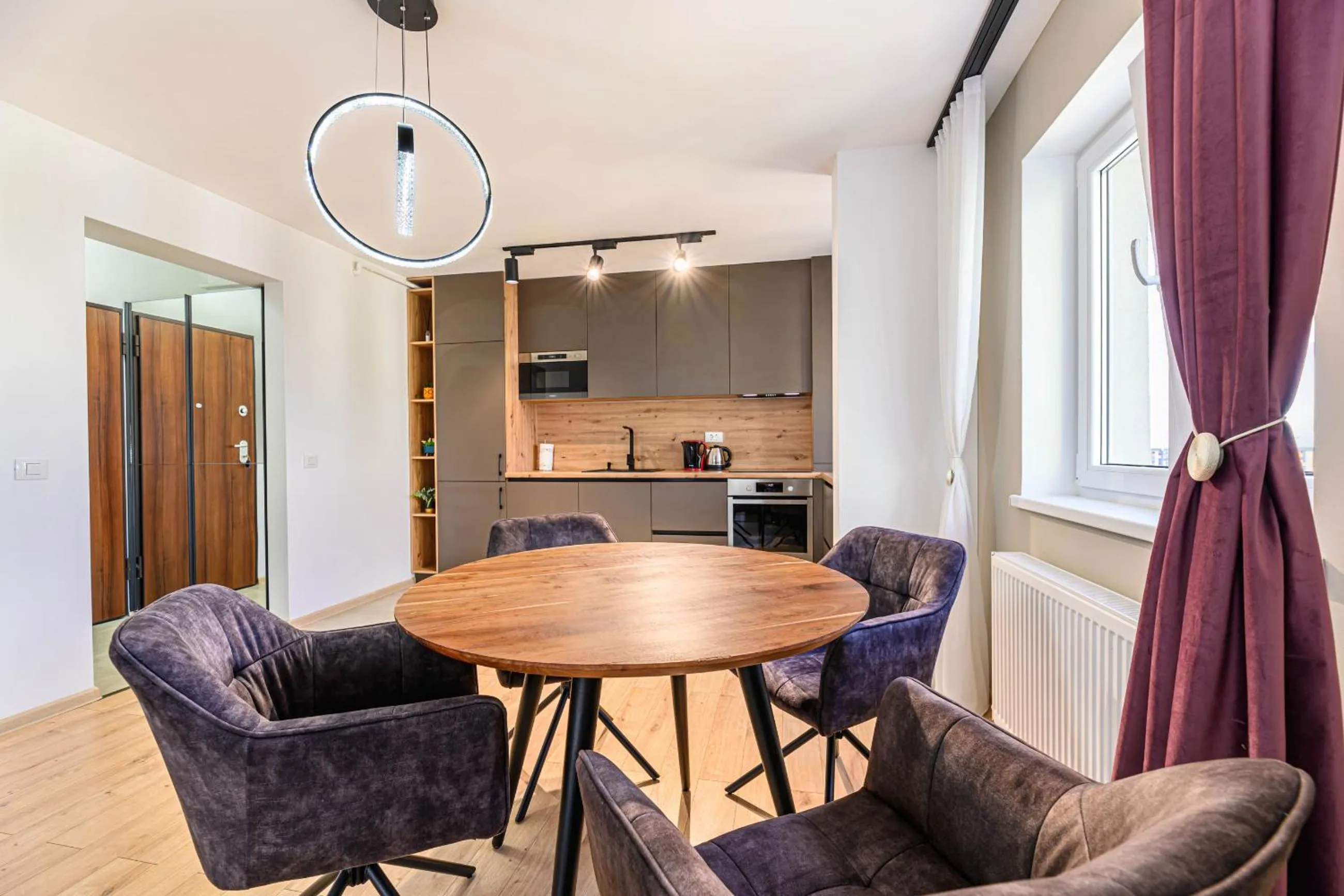 Living room in MoHost Blue Moon Apartments