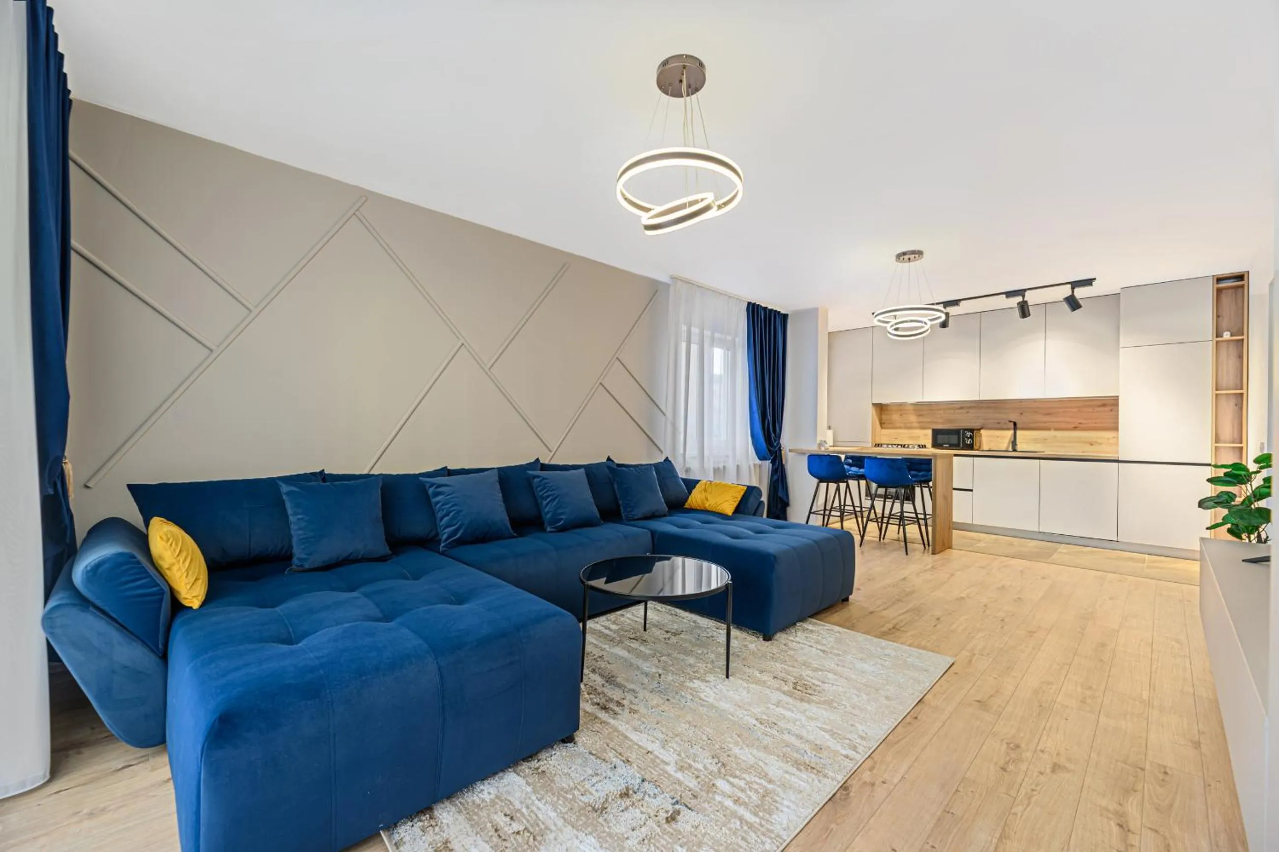 Living room in MoHost Blue Moon Apartments