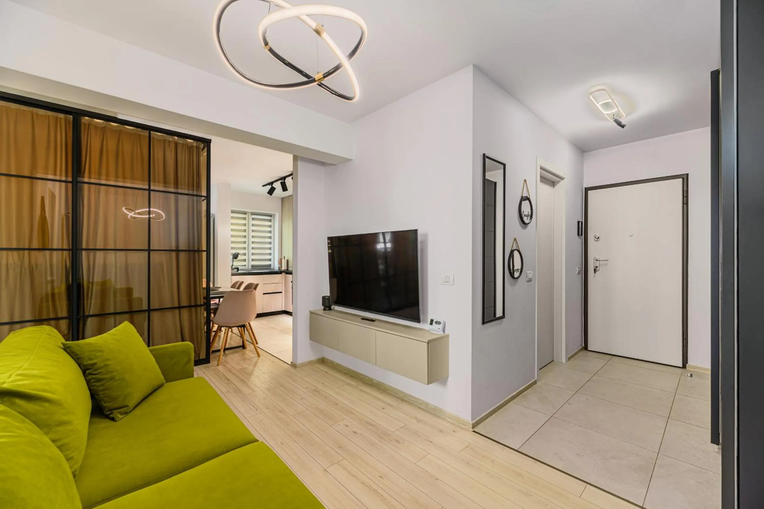 Living room in MoHost Blue Moon Apartments