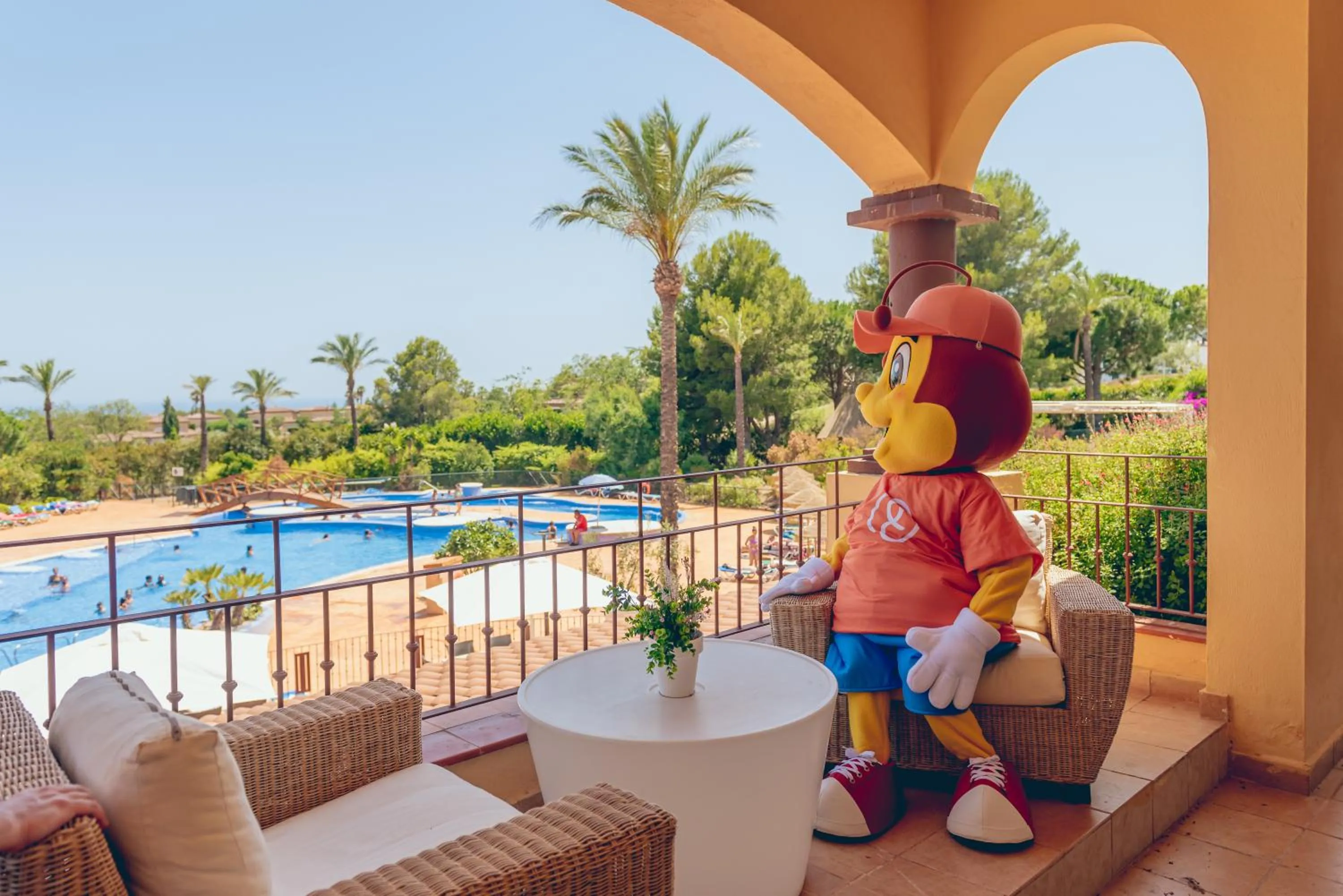 Patio in Pierre & Vacances Resort Bonavista de Bonmont