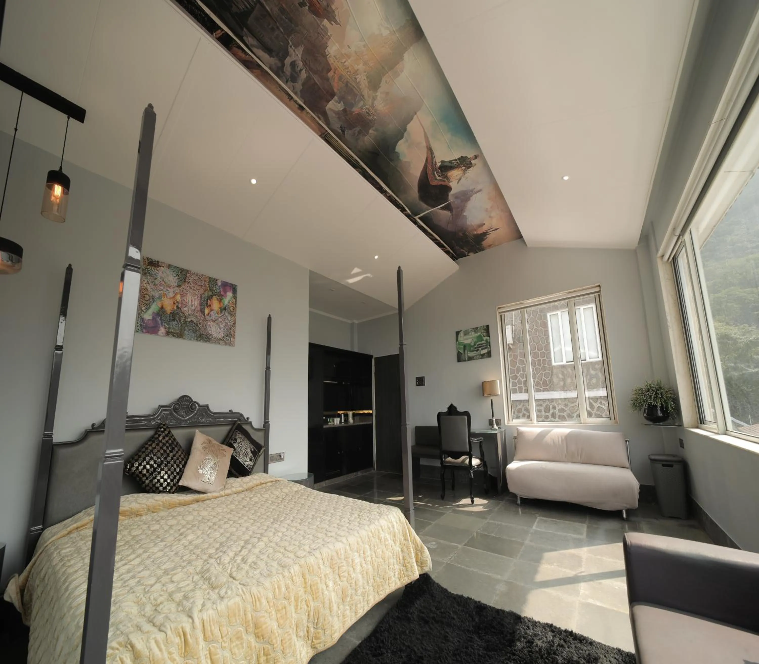 Bedroom, Bed in 360 South, Khandala