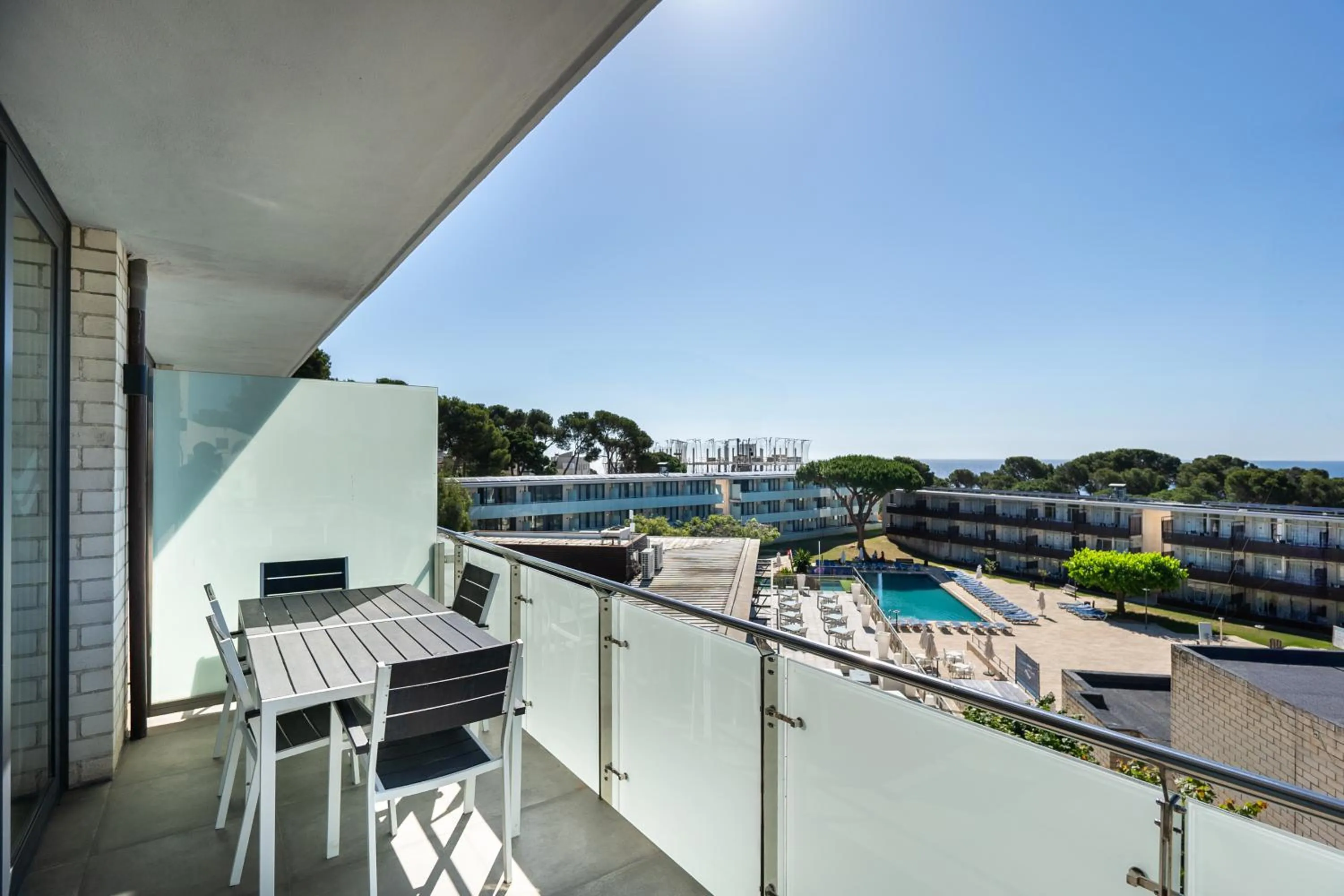 Balcony/Terrace in Aparthotel Comtat Sant Jordi
