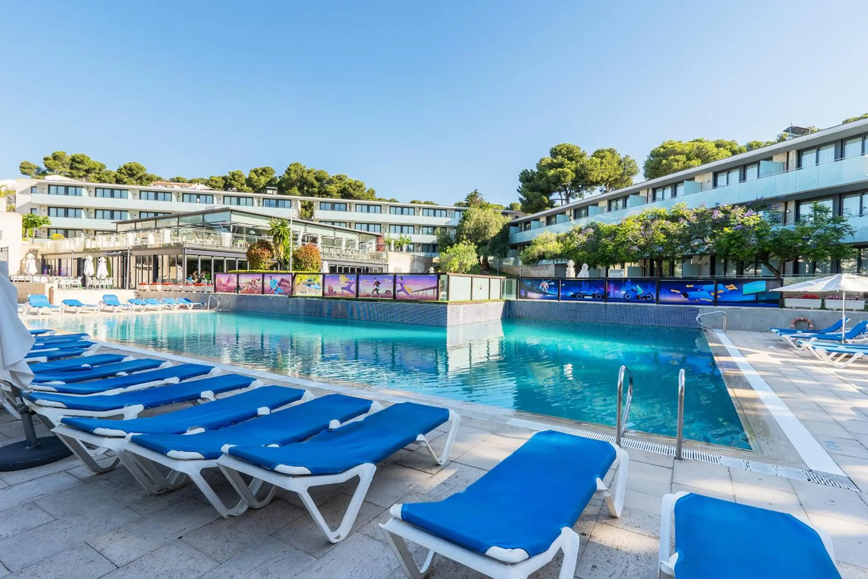 Swimming pool in Aparthotel Comtat Sant Jordi Swimming pool in Aparthotel Comtat Sant Jordi