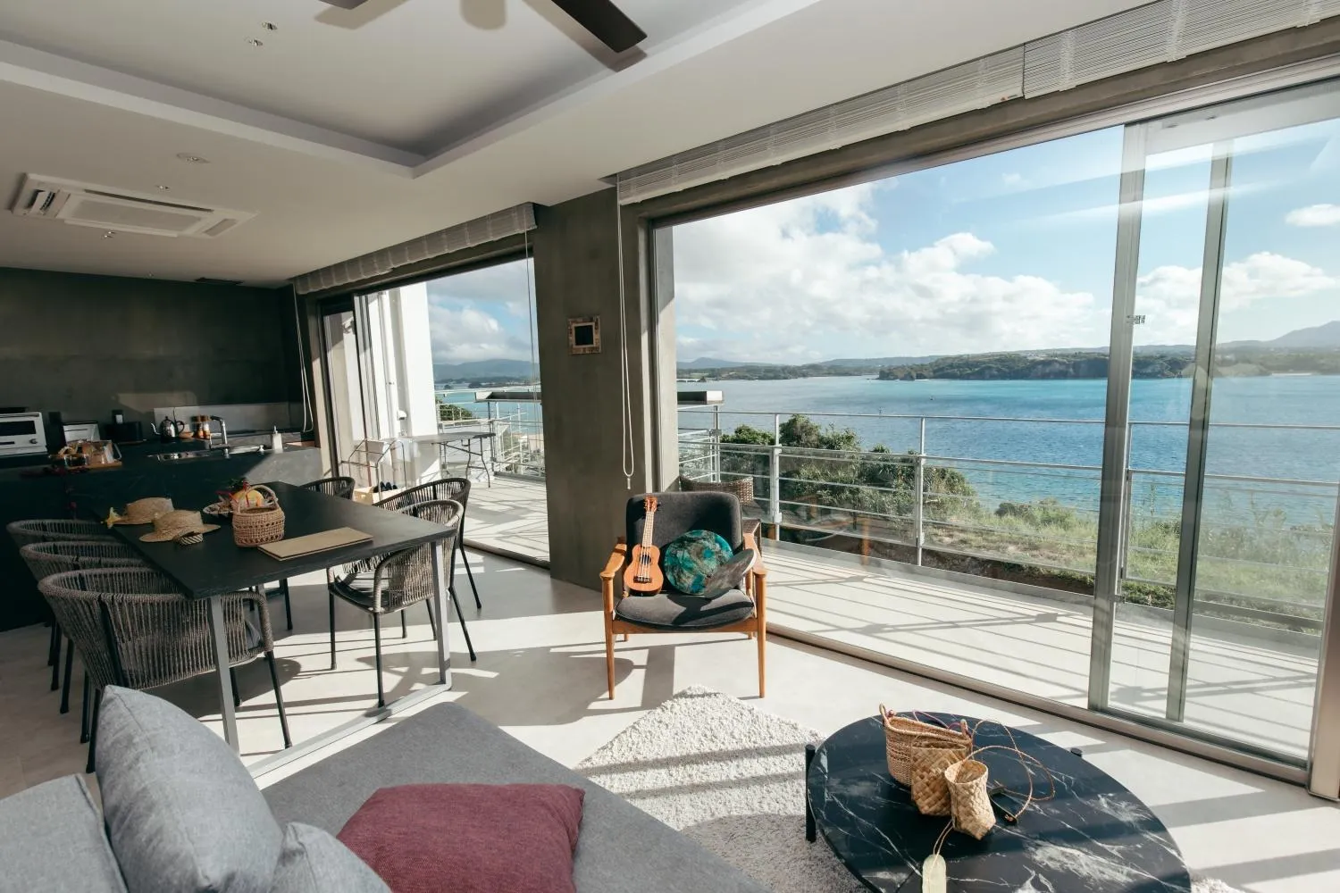 Living room in KOURI VILLA Indigo