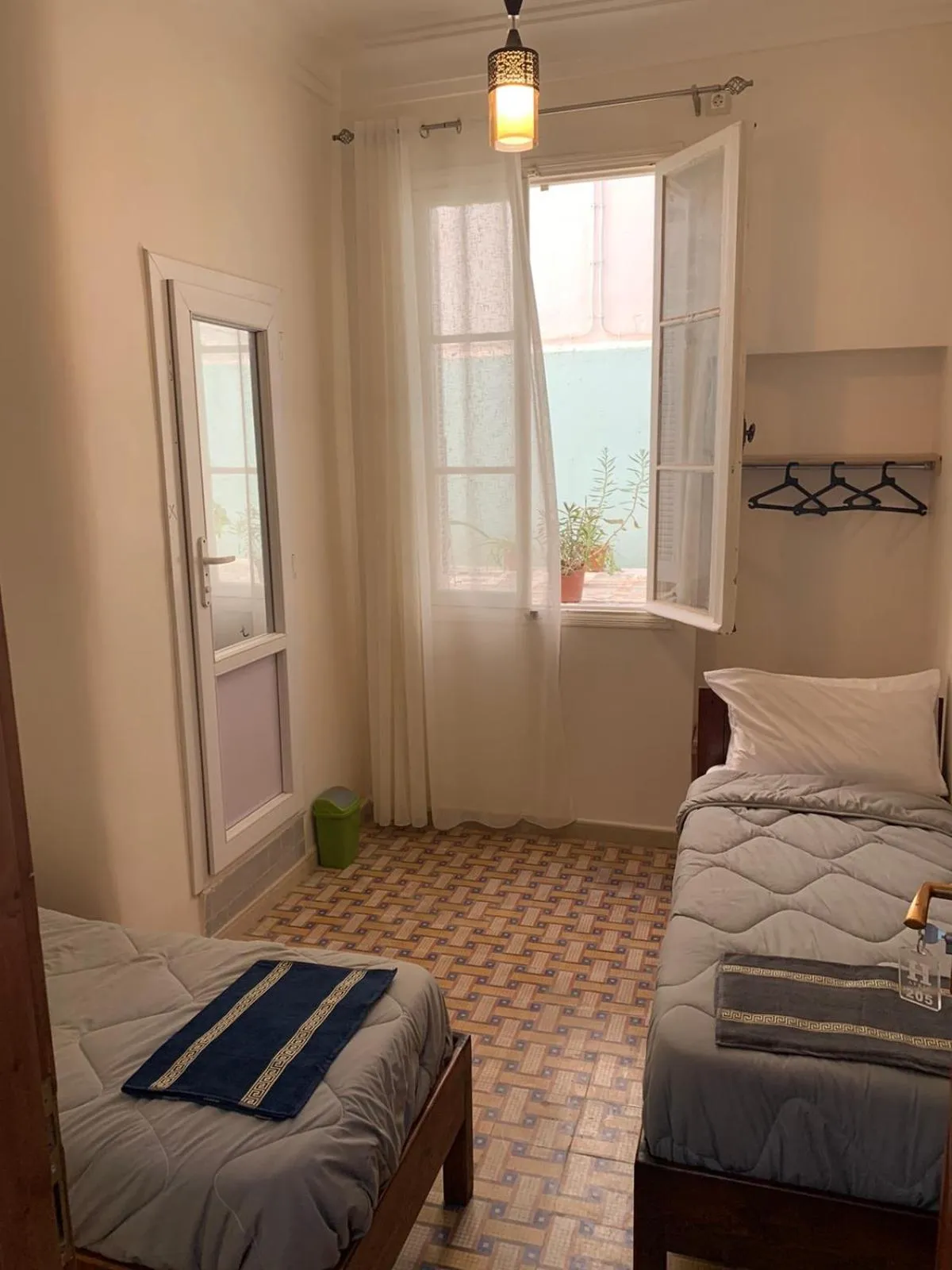 Bed in AFRIC HOTEL- Casbah