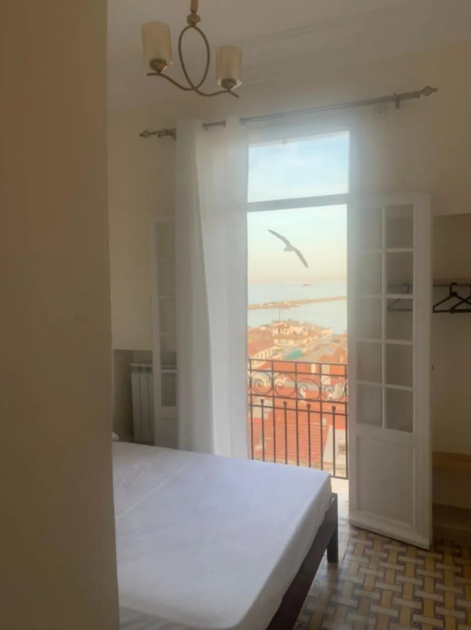 Bed in AFRIC HOTEL- Casbah