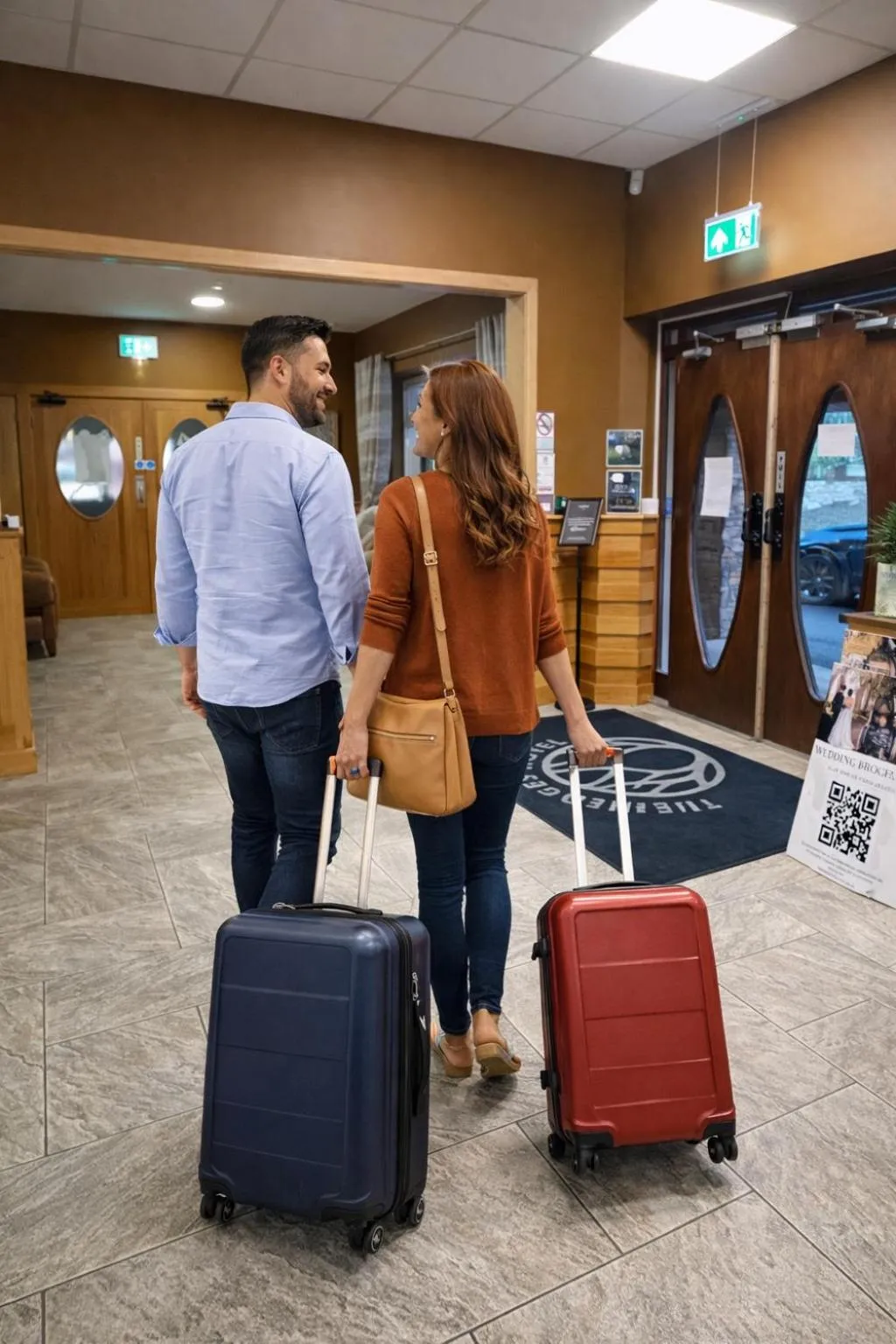 People in The Hedges Hotel