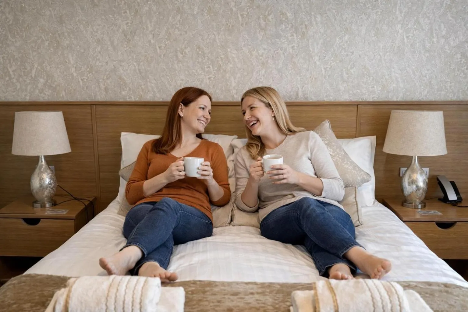 Bed in The Hedges Hotel