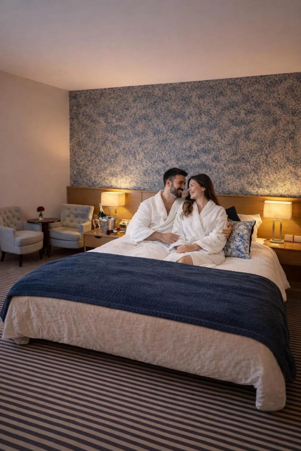 Bed in The Hedges Hotel