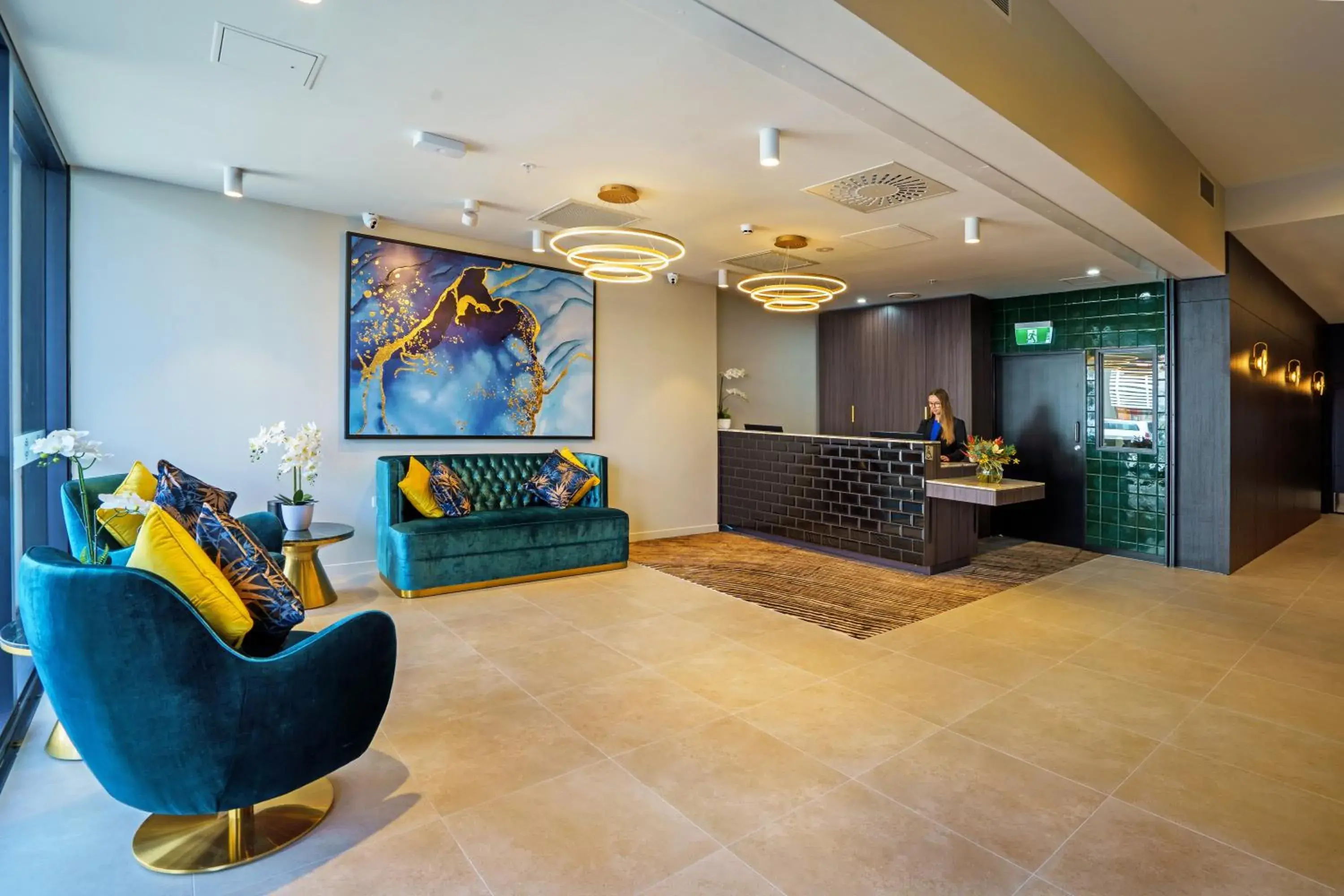 Lobby or reception in The Sebel Wellington Thorndon Lobby or reception in The Sebel Wellington Thorndon