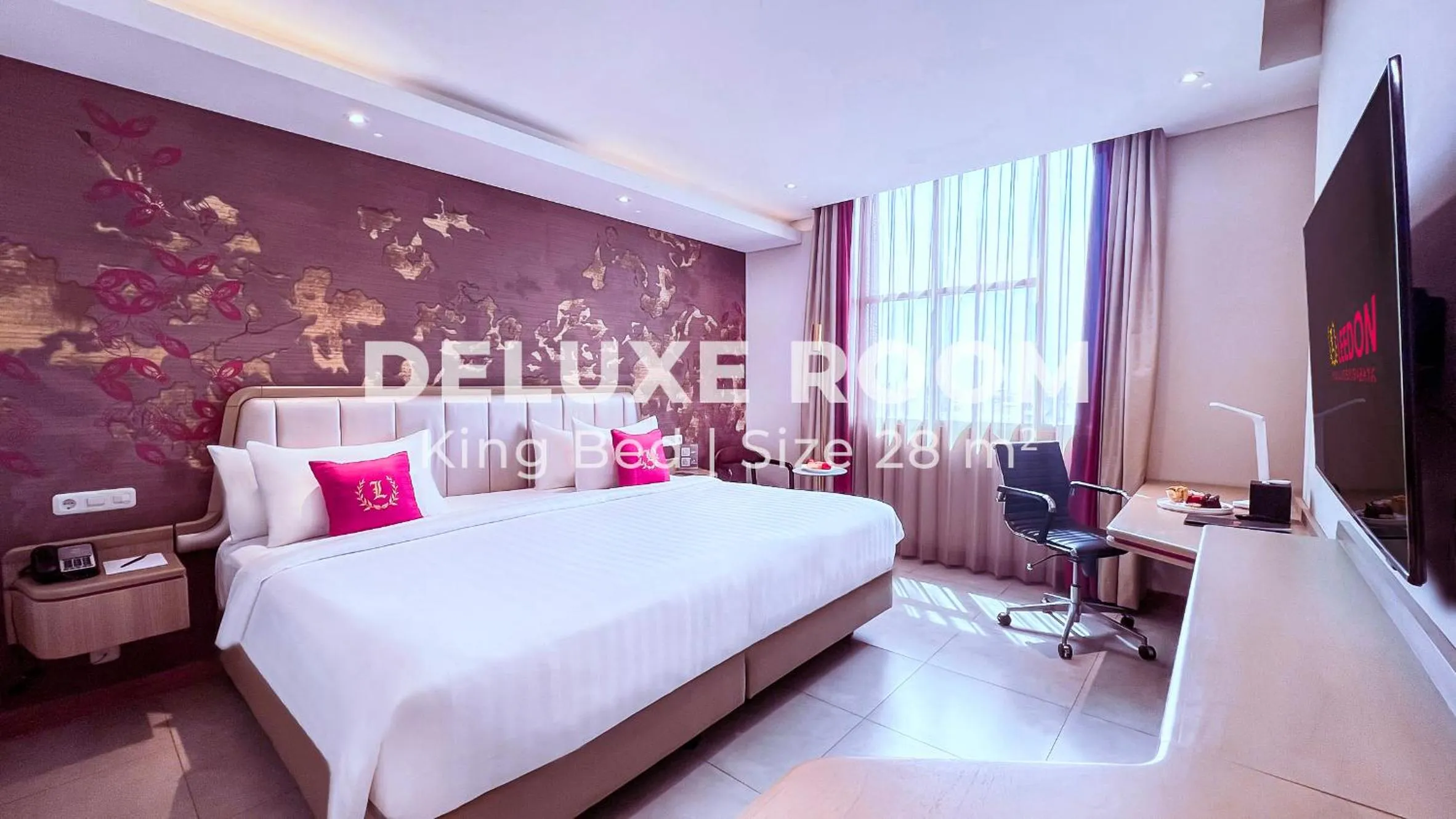 Bed in Leedon Hotel & Suites Surabaya