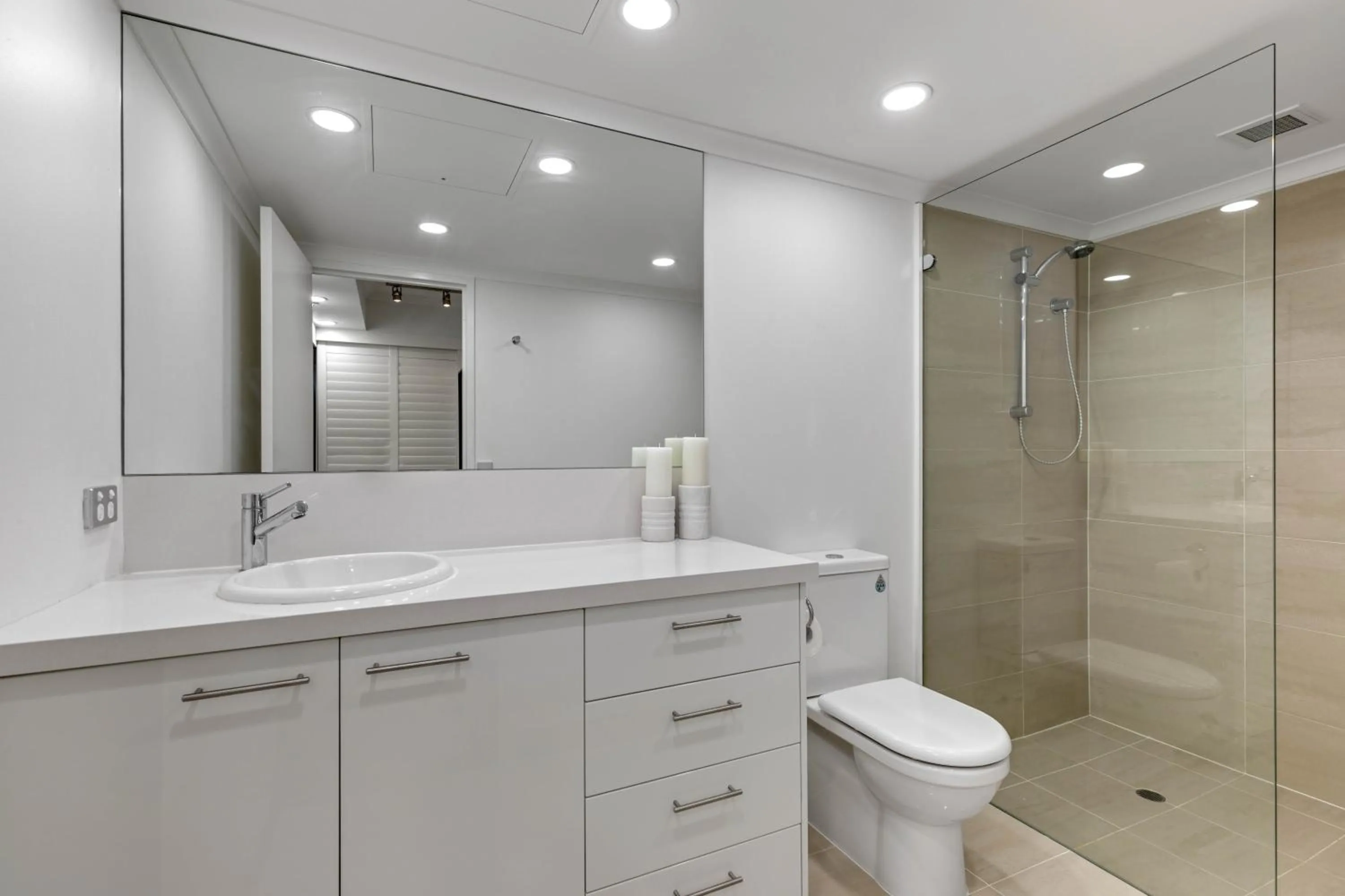Shower in AAB Apartments