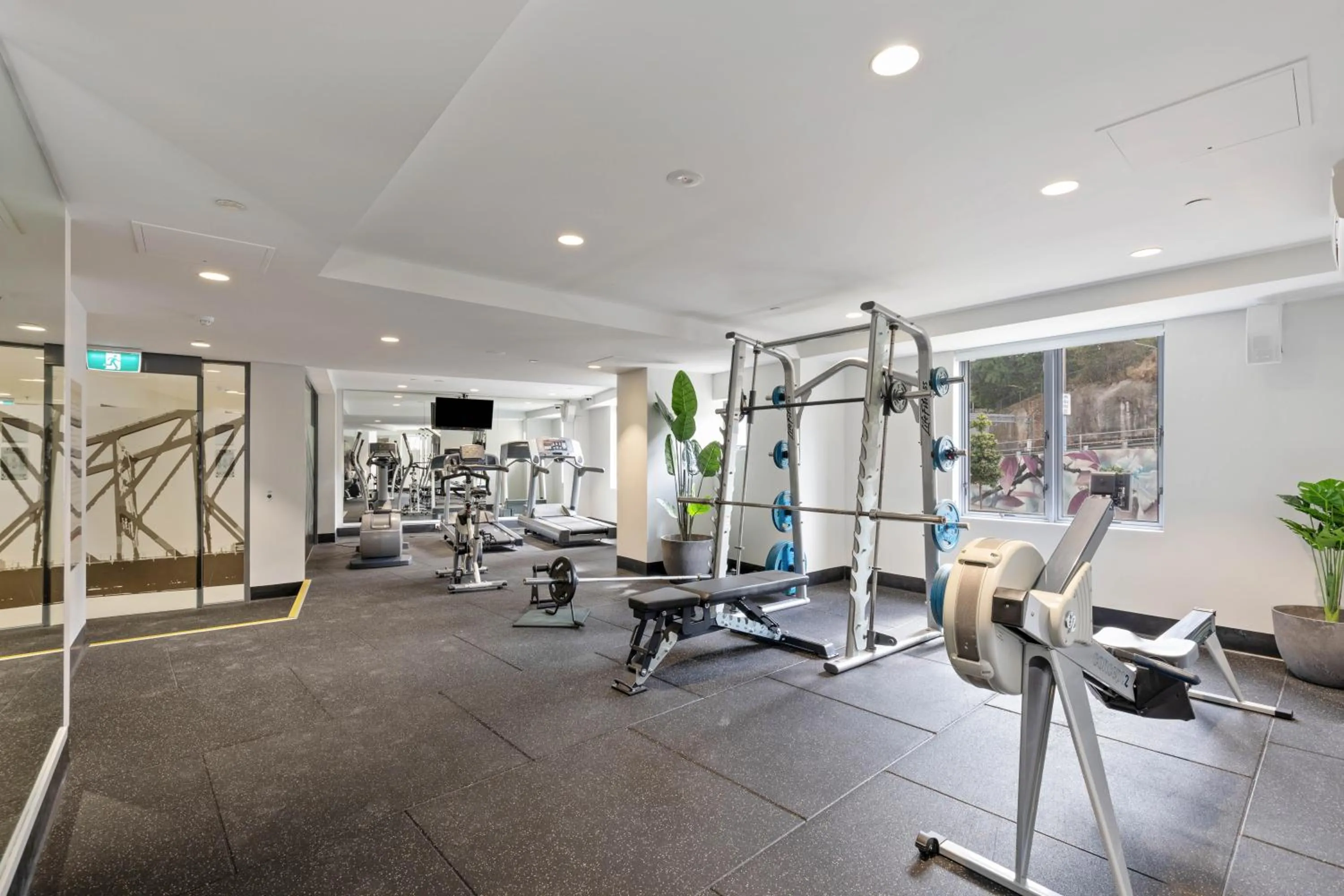 Fitness centre/facilities in AAB Apartments