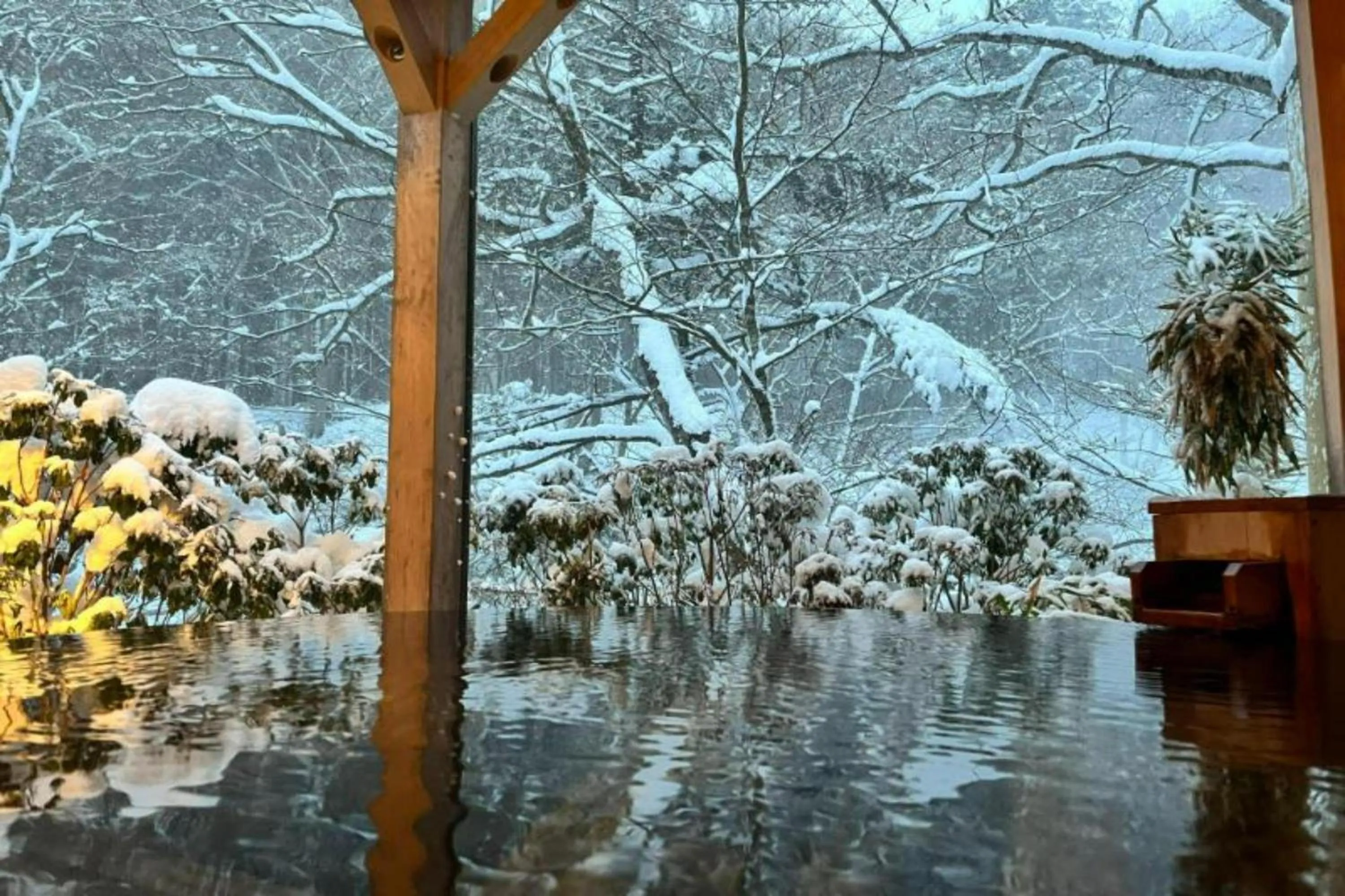 Natural landscape in Shionoyu Onsen Rengetsu