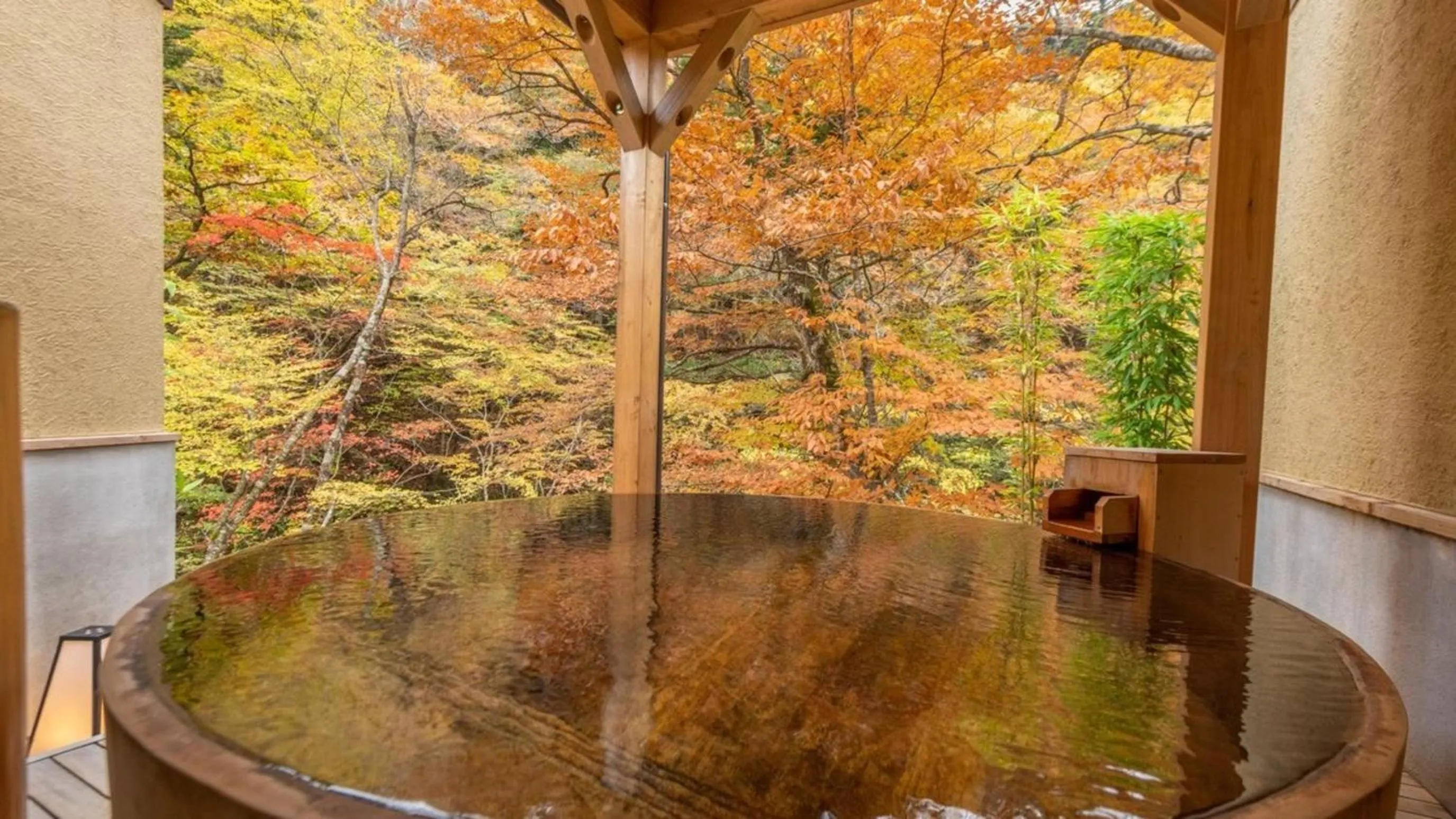 Hot Spring Bath in Shionoyu Onsen Rengetsu