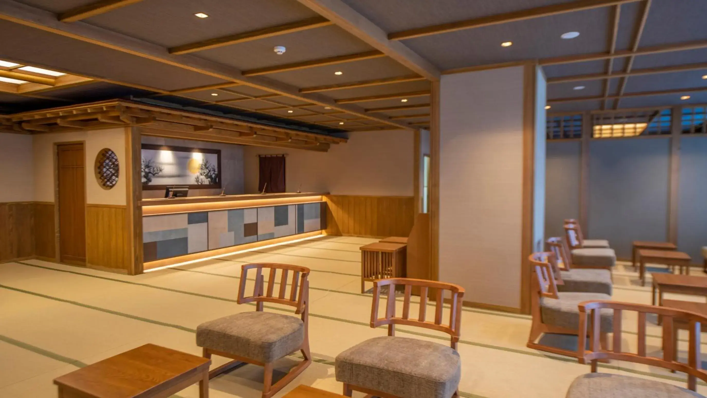 Lobby or reception in Shionoyu Onsen Rengetsu Lobby or reception in Shionoyu Onsen Rengetsu