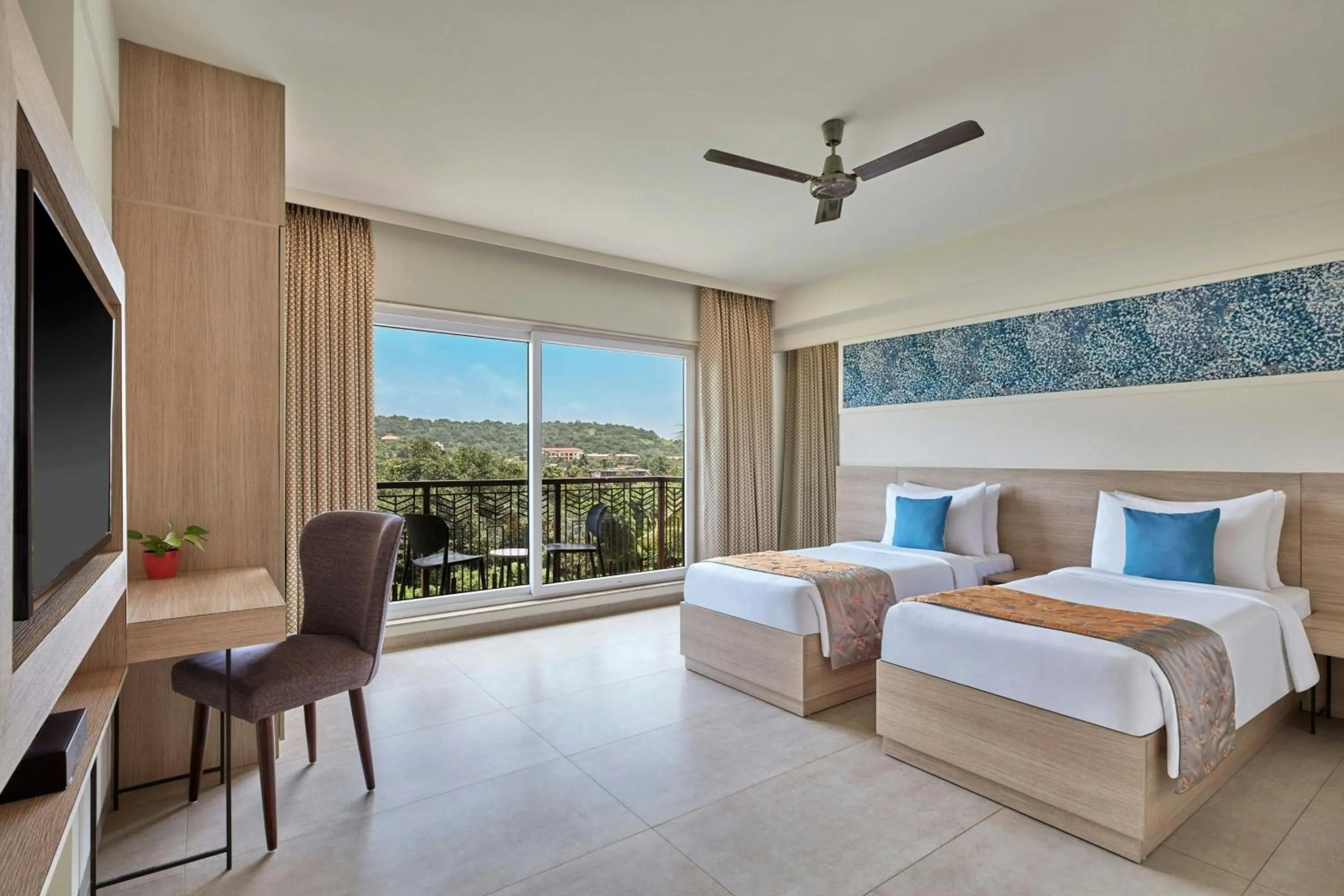 Photo of the whole room, Bed in The Fern Habitat Goa, Candolim, Series by Marriott