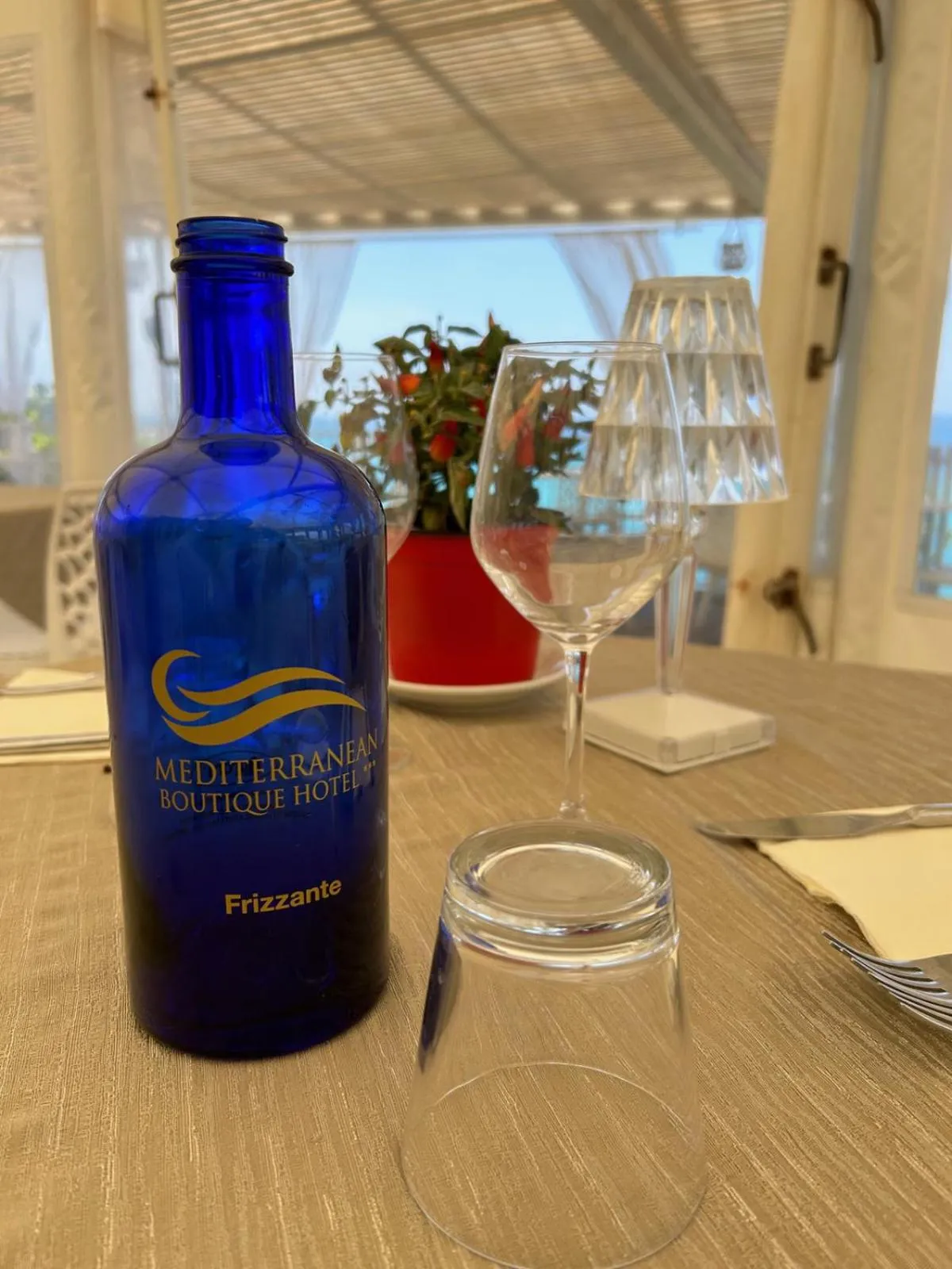 Drinks in Mediterranean Boutique Hotel