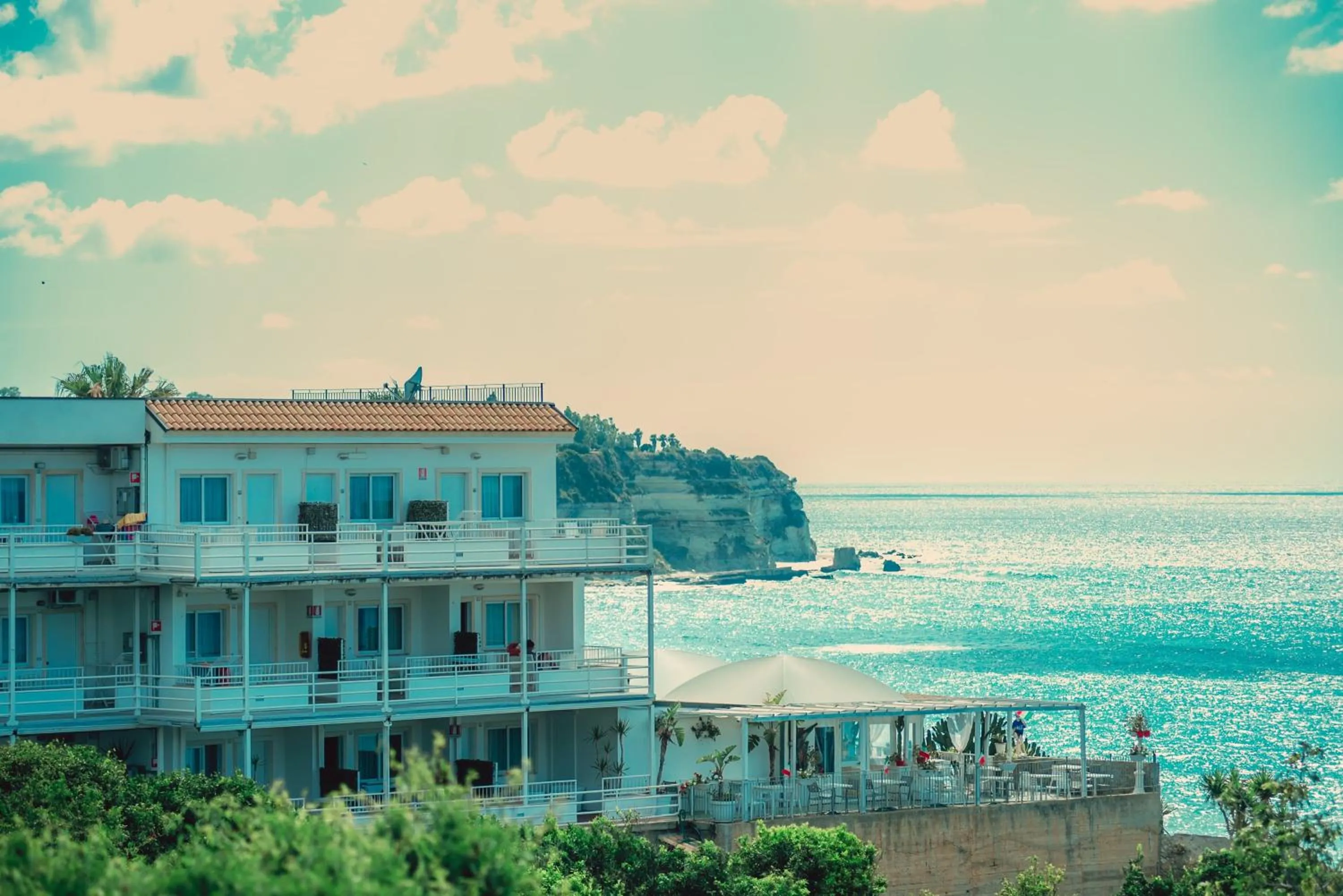 Property building in Mediterranean Boutique Hotel