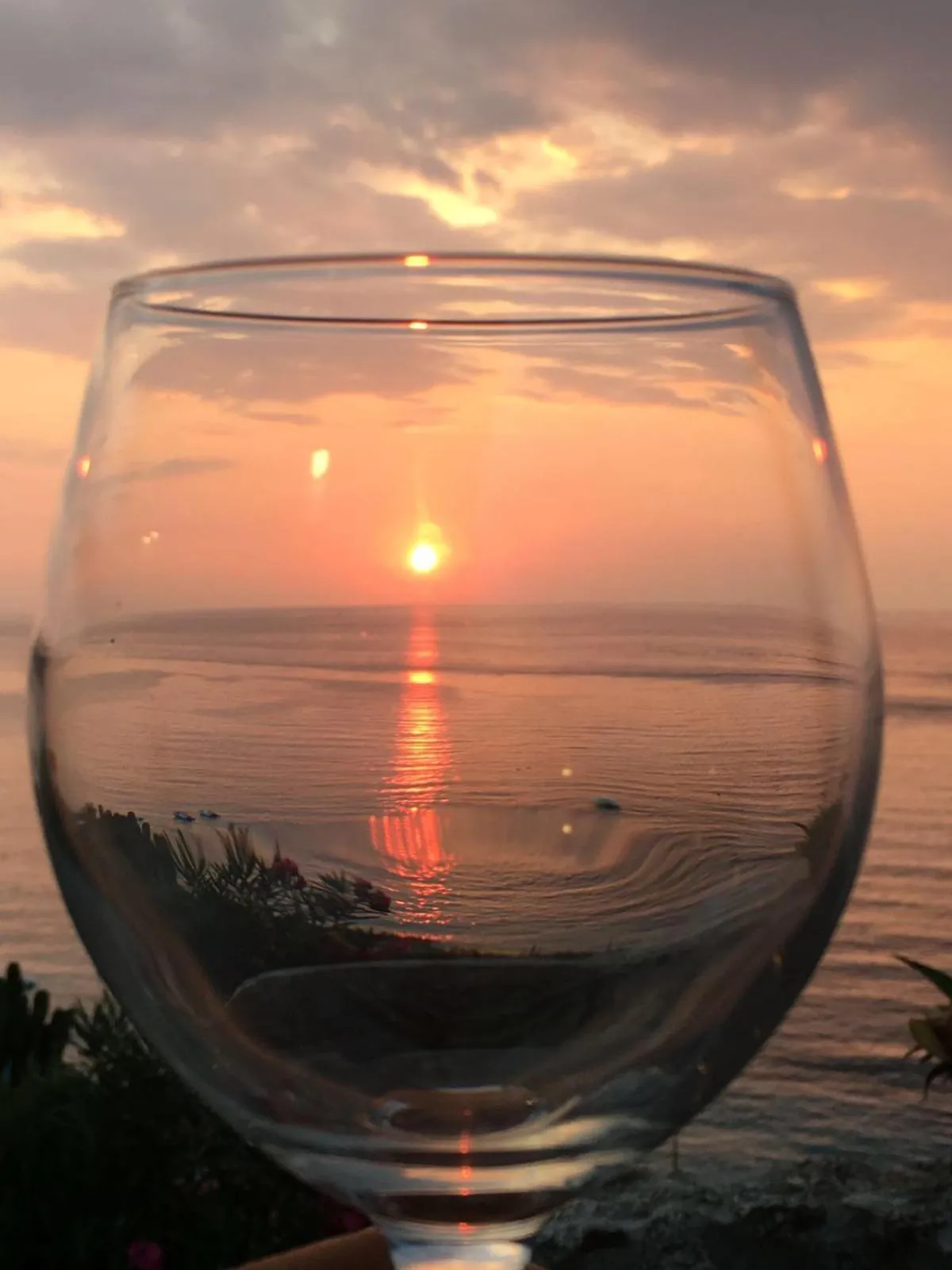 Sunset in Mediterranean Boutique Hotel