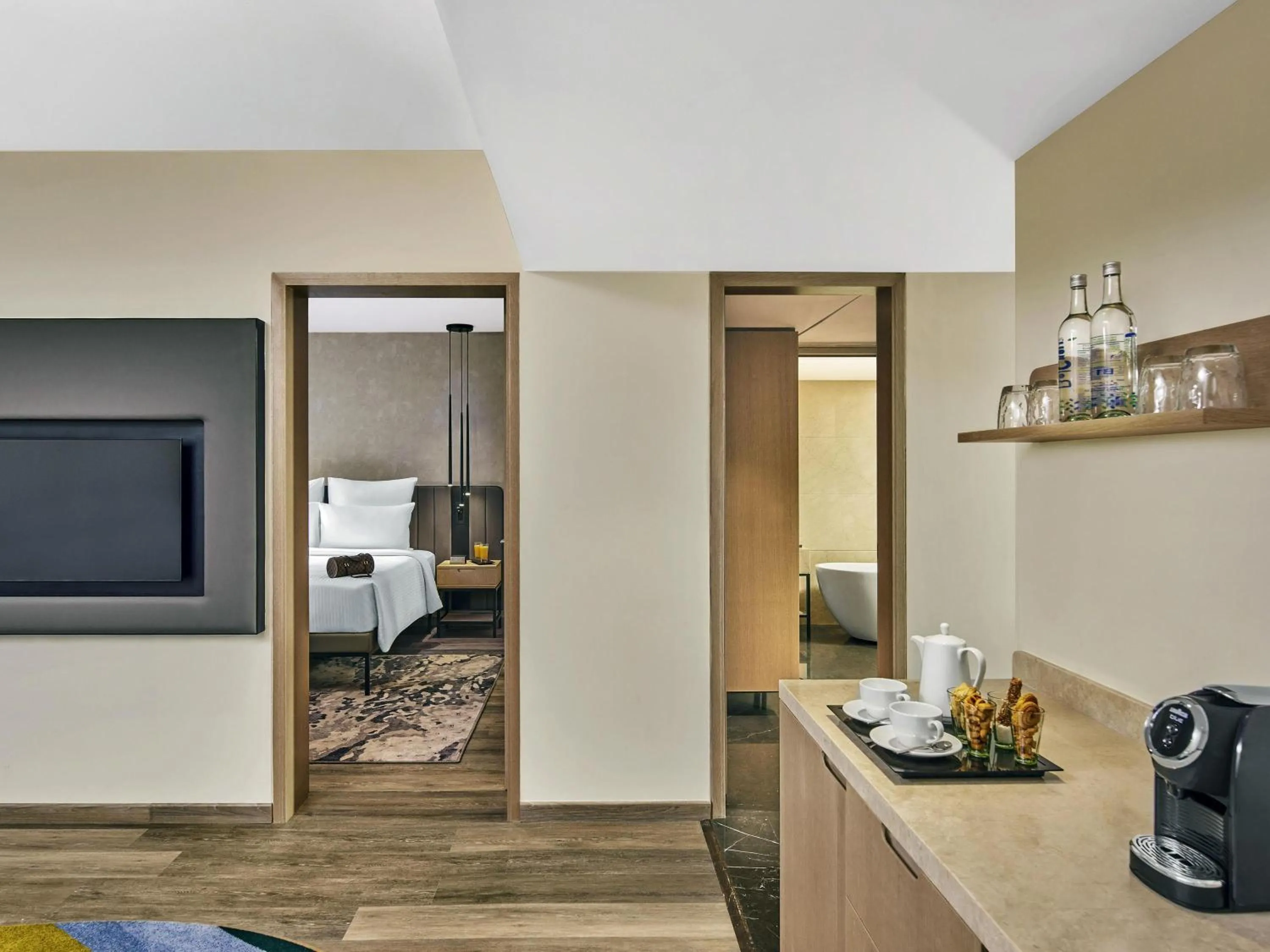 Bedroom in Novotel Mumbai International Airport