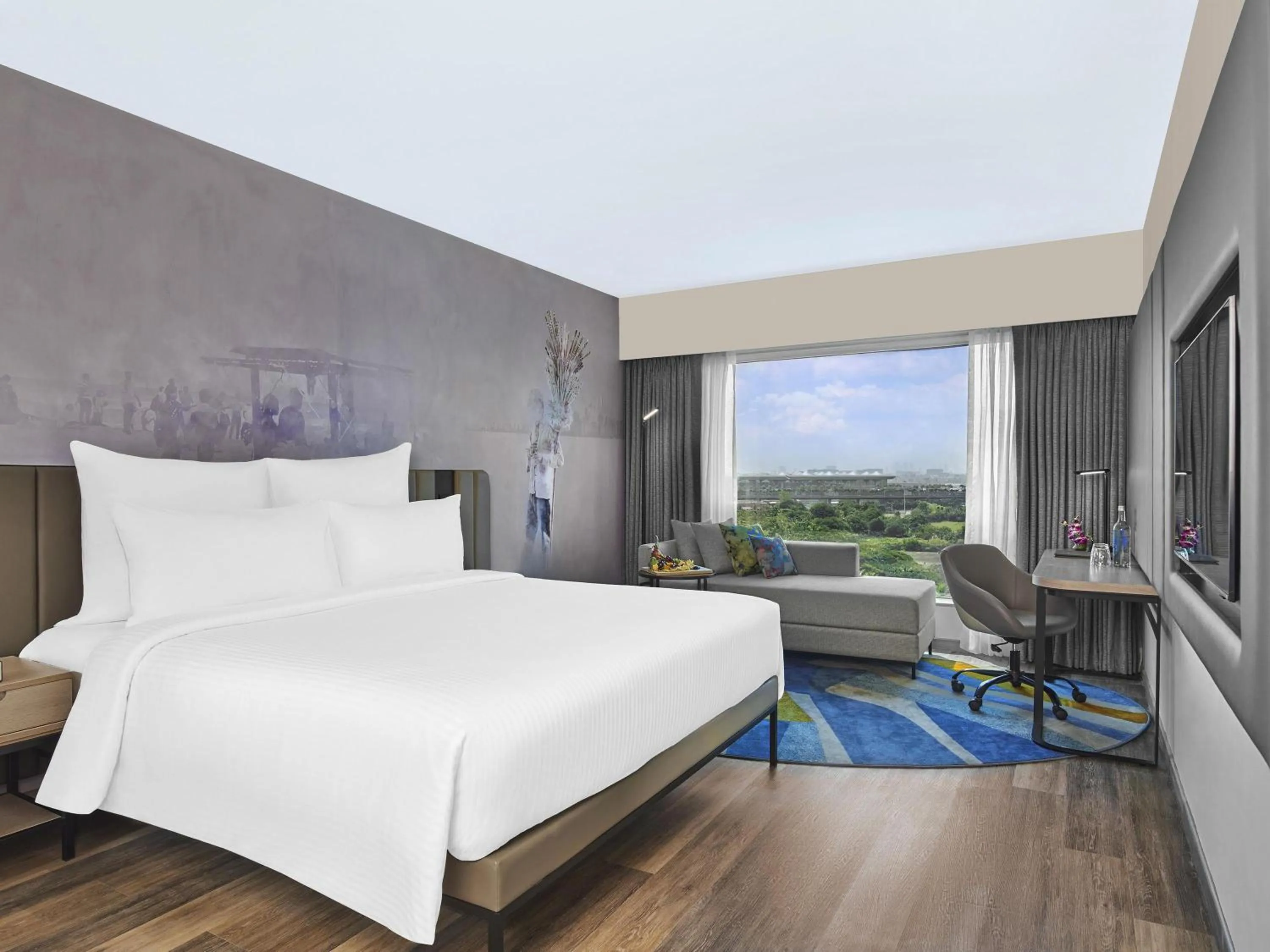 Bedroom, Bed in Novotel Mumbai International Airport