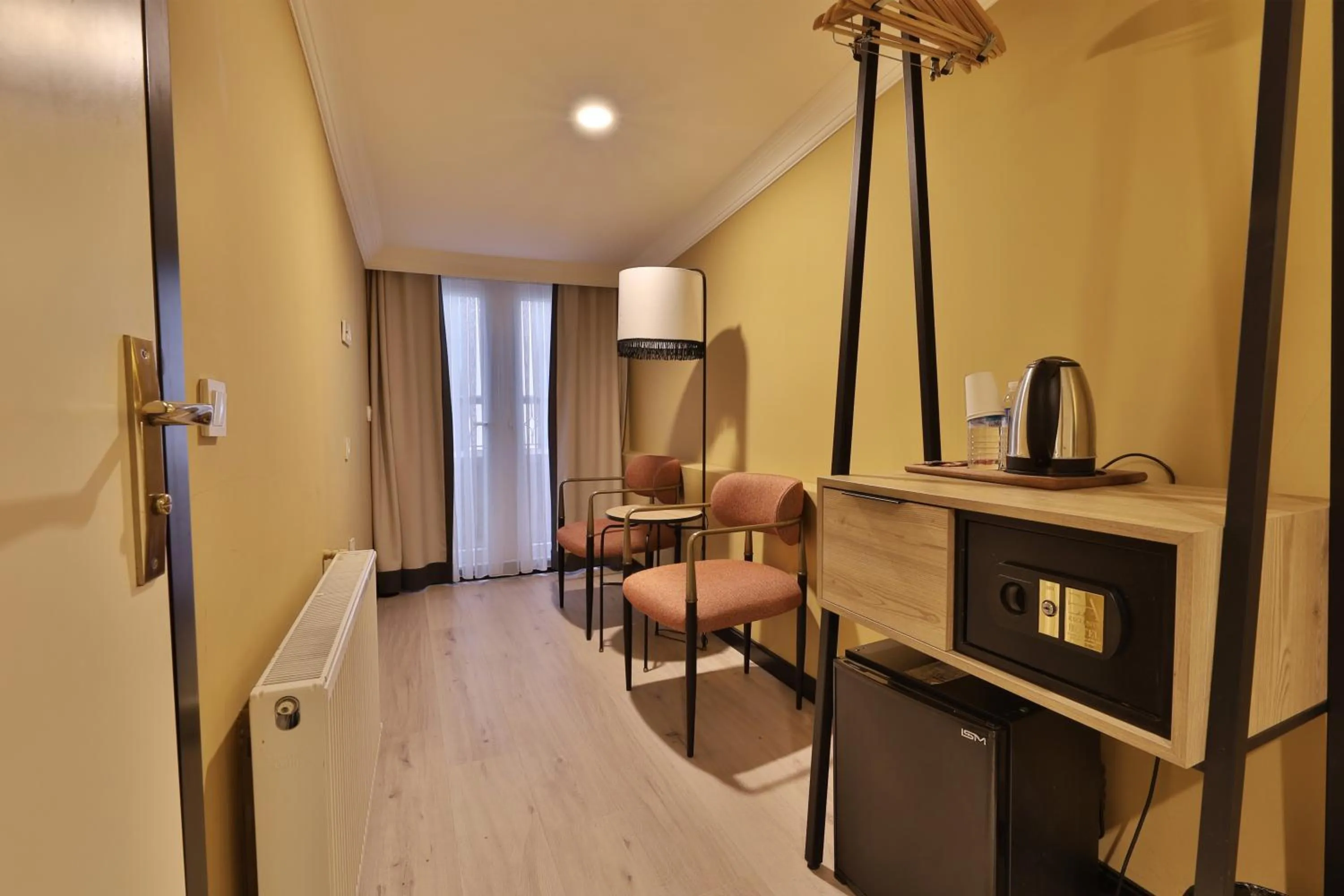 Seating area in EA Exclusive Hotel