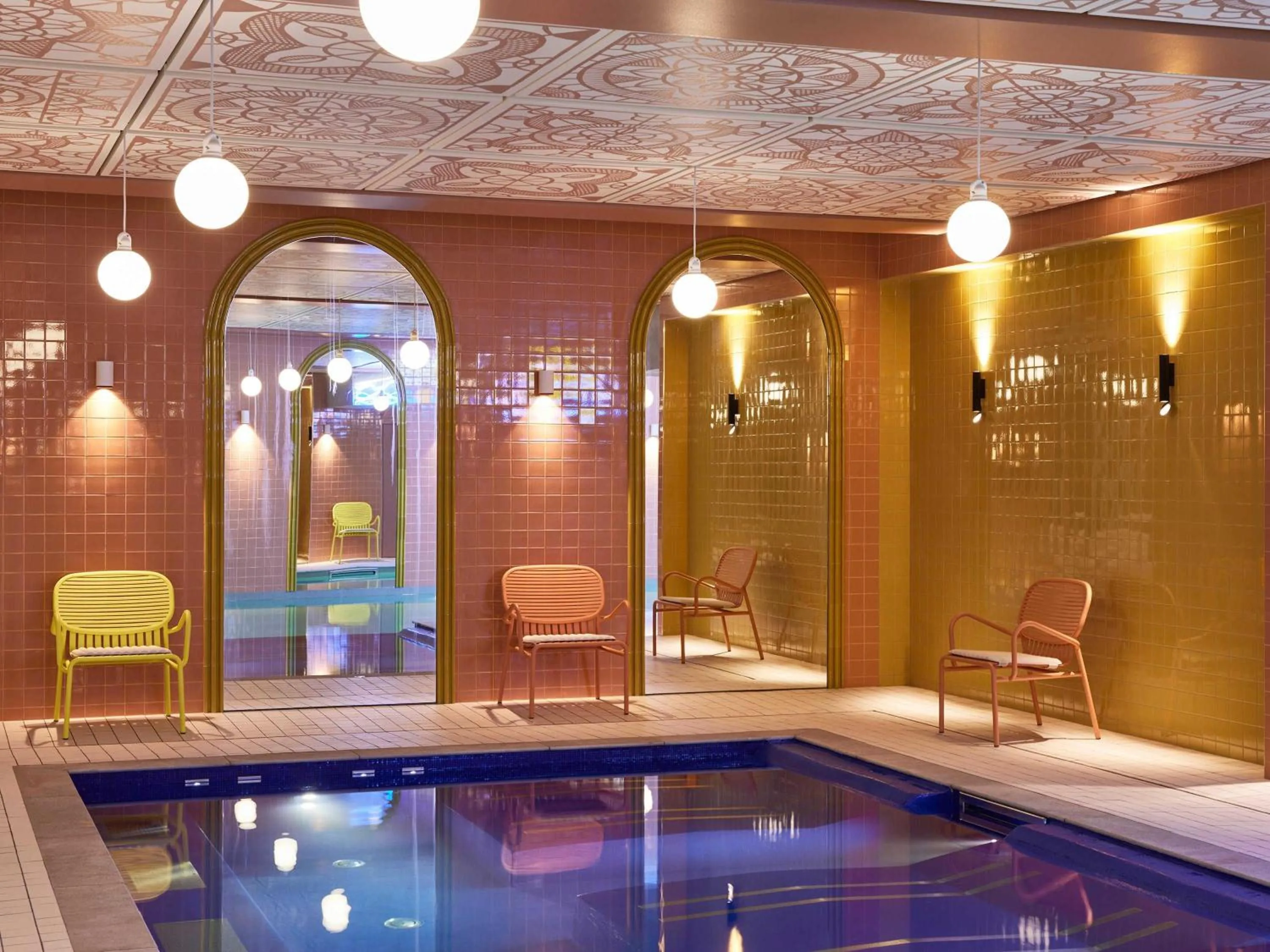 Pool view in Mama Shelter Rennes