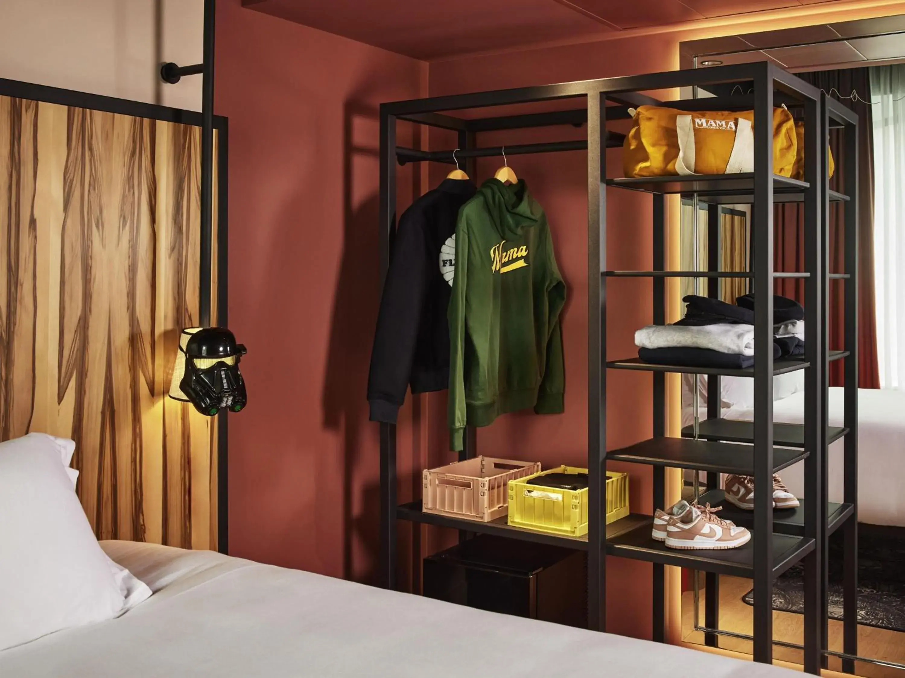 Bedroom, Bed in Mama Shelter Rennes Bedroom, Bed in Mama Shelter Rennes