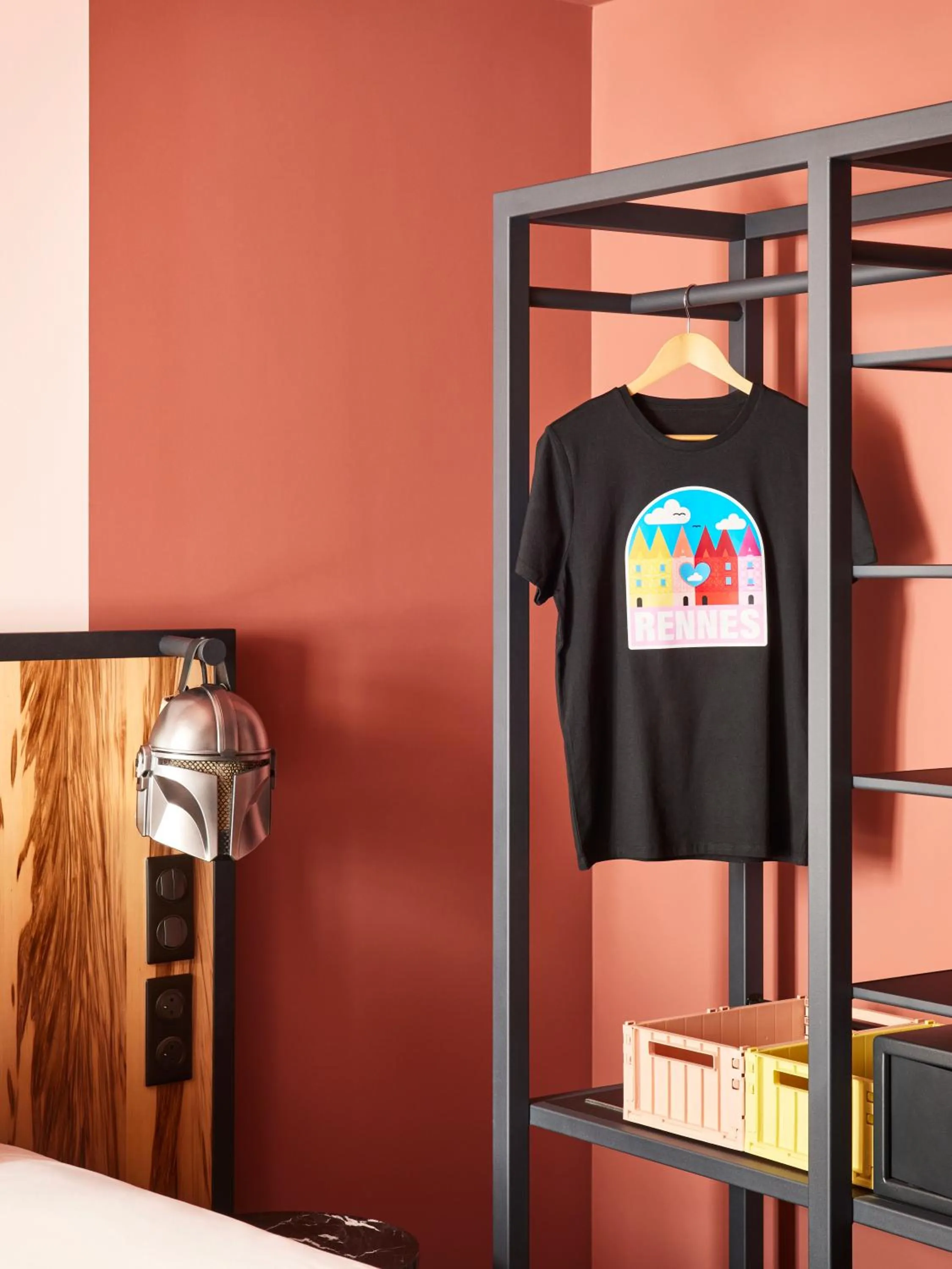 Bed in Mama Shelter Rennes