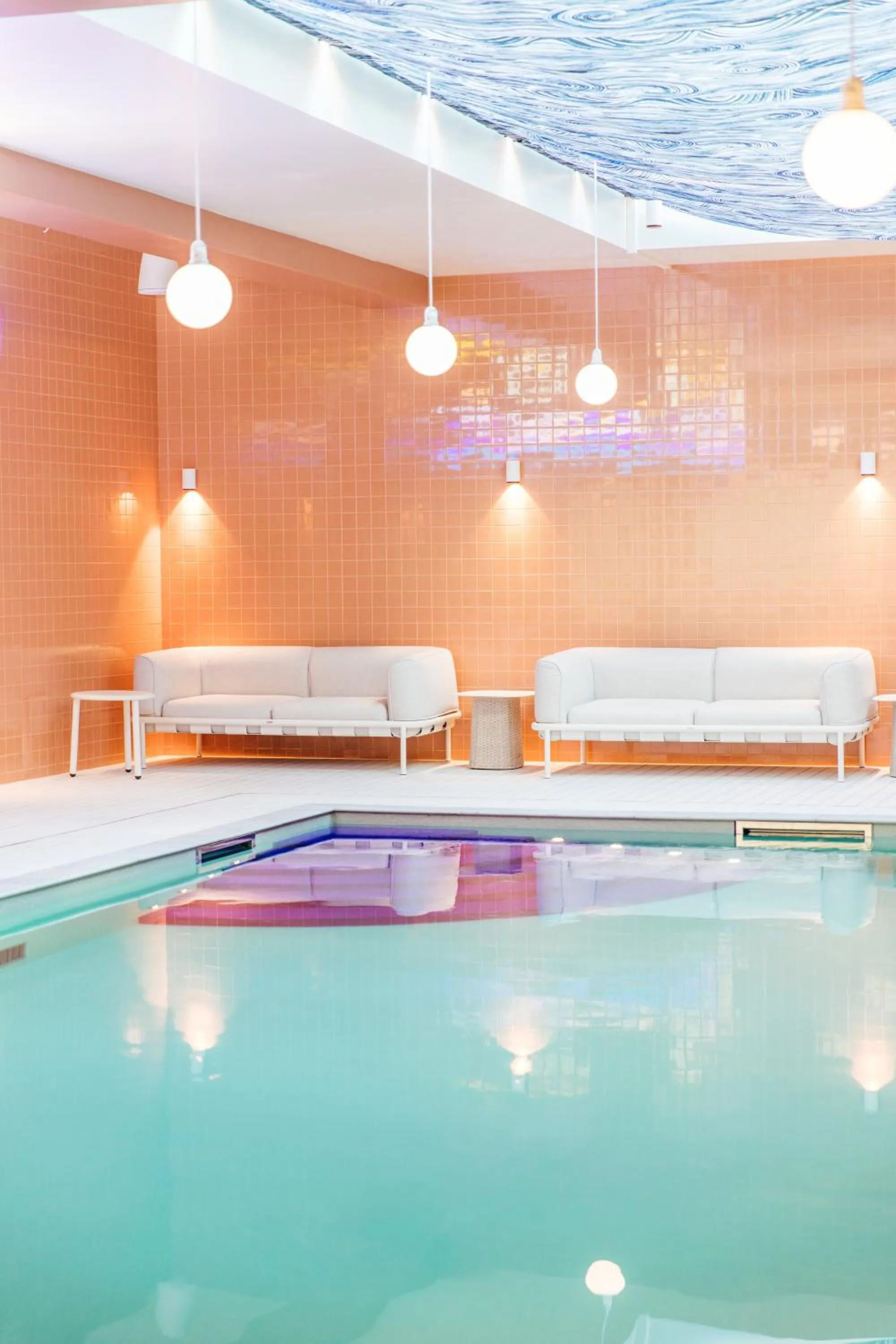 Pool view in Mama Shelter Rennes