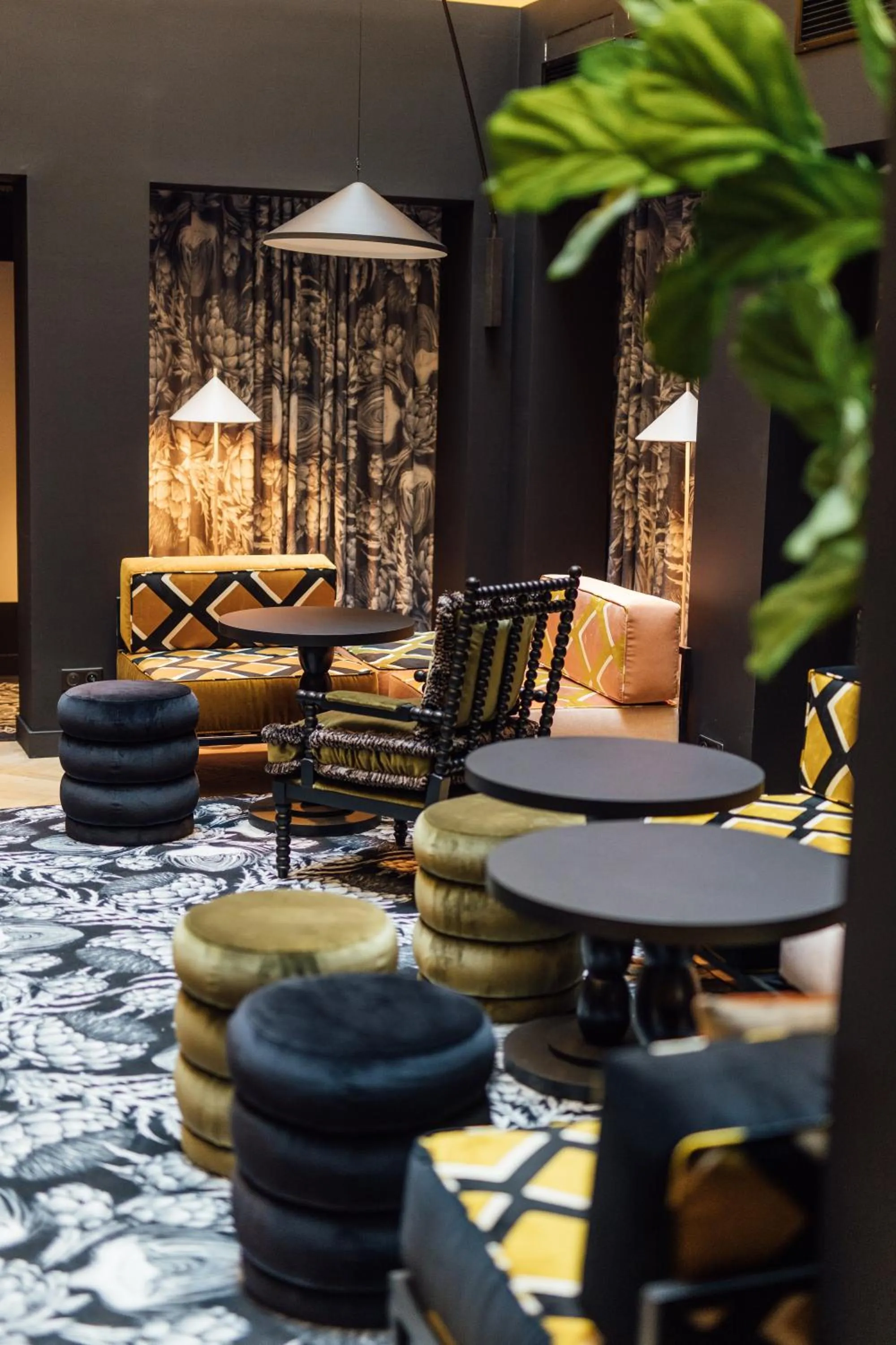 Decorative detail in Mama Shelter Rennes