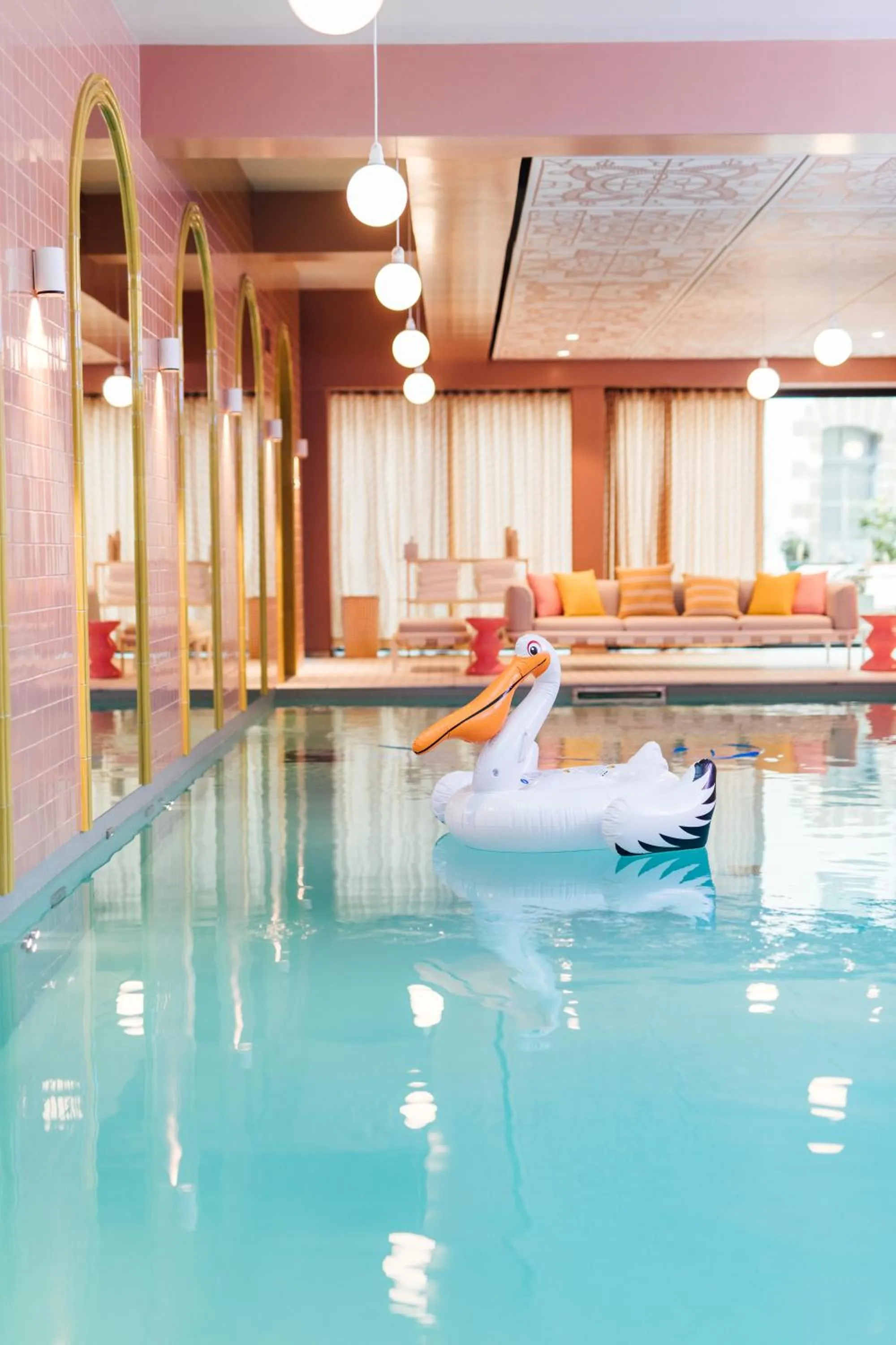 Swimming pool in Mama Shelter Rennes