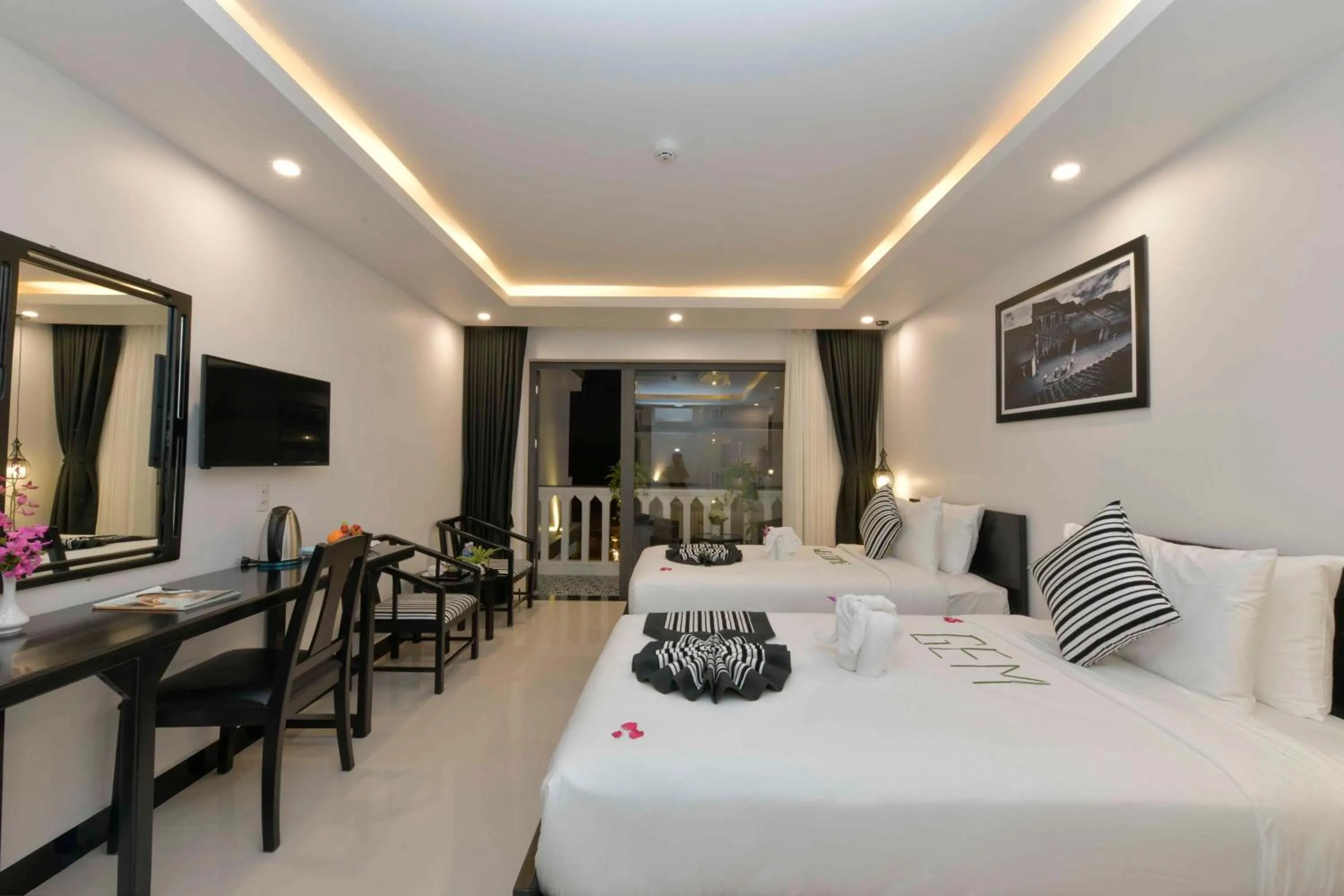 Bed in Gem Riverside Hotel Hoi An