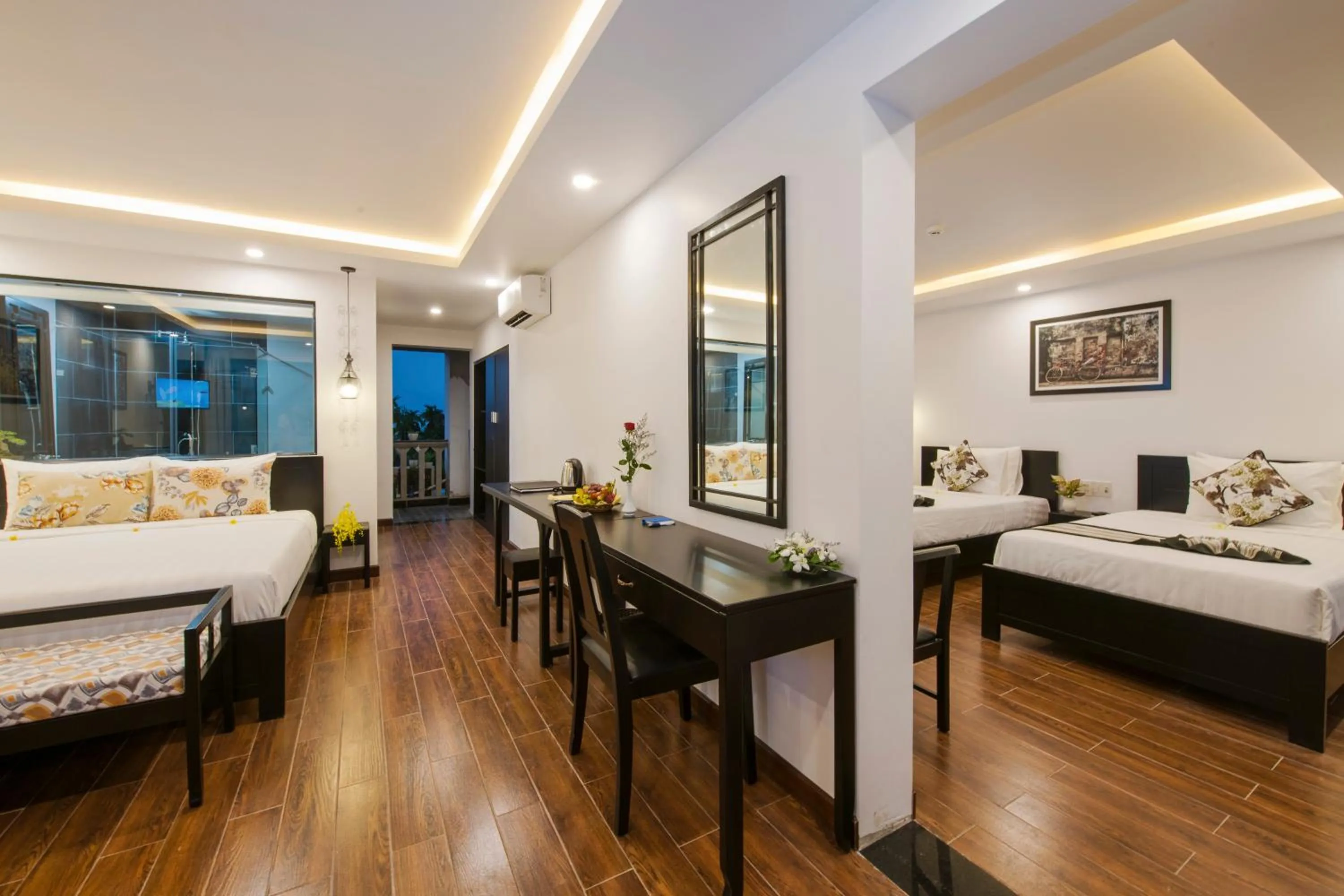 Coffee/tea facilities, Bed in Gem Riverside Hotel Hoi An