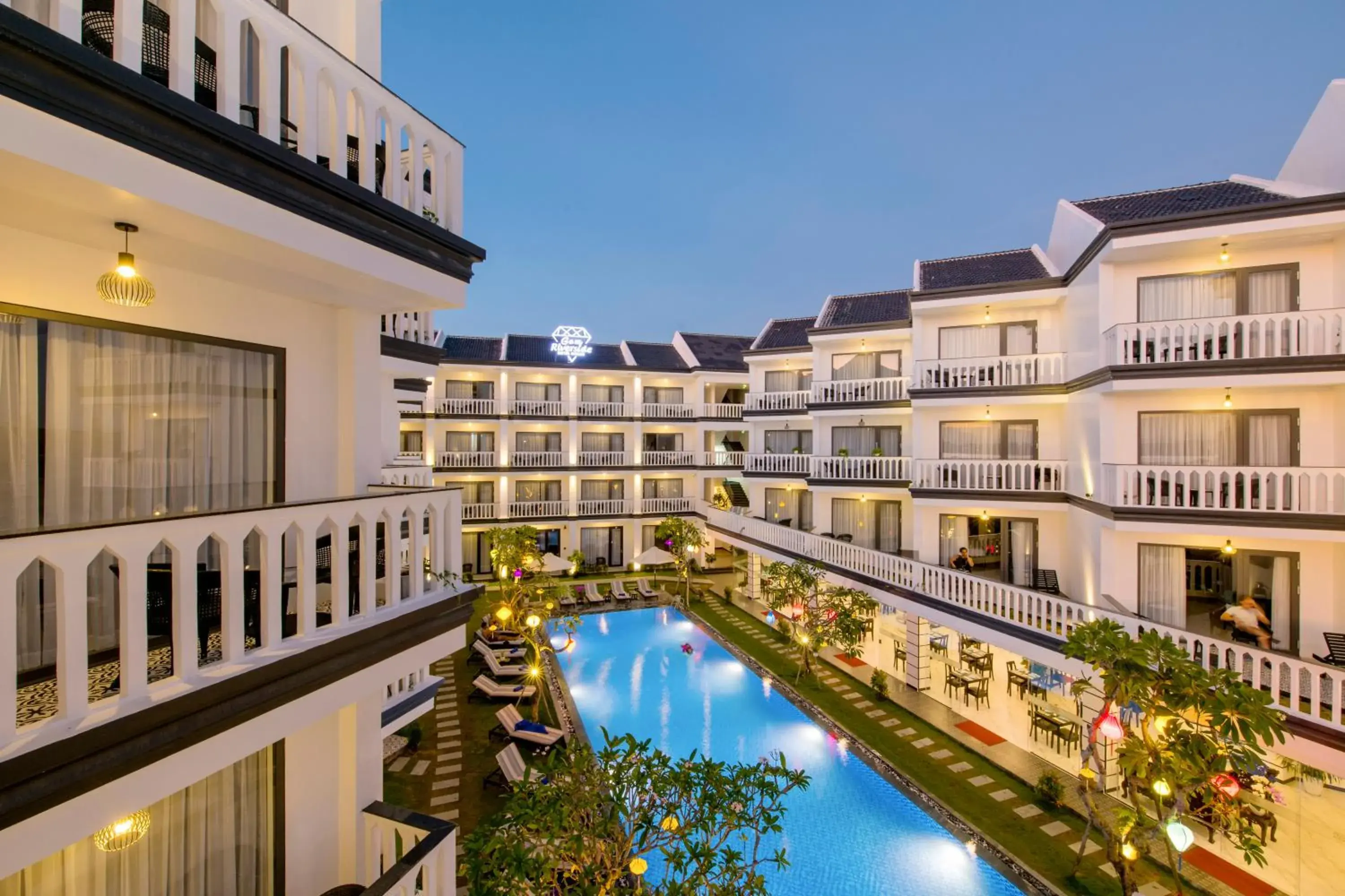 Lake view in Gem Riverside Hotel Hoi An Lake view in Gem Riverside Hotel Hoi An