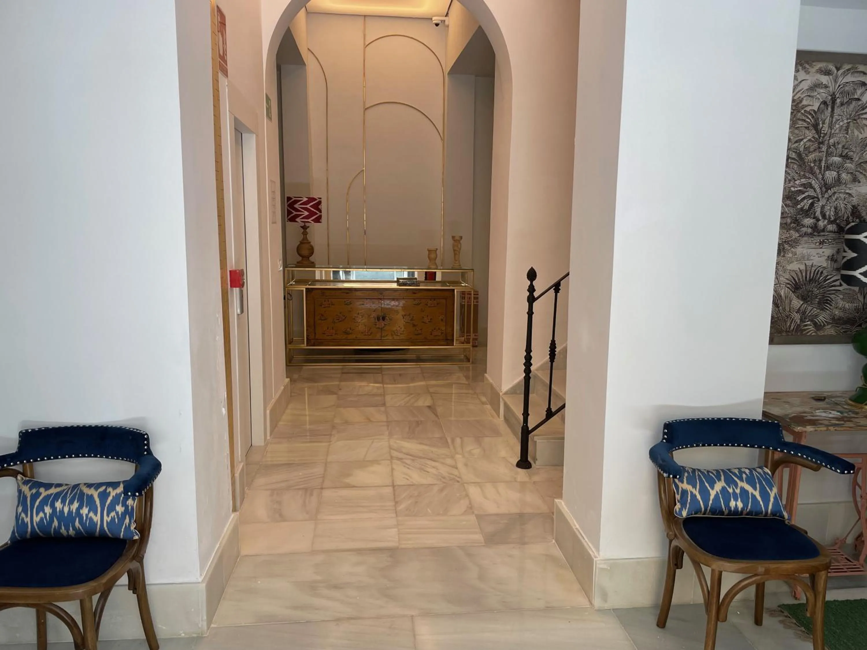 Lobby or reception in Hostal Hom Museo