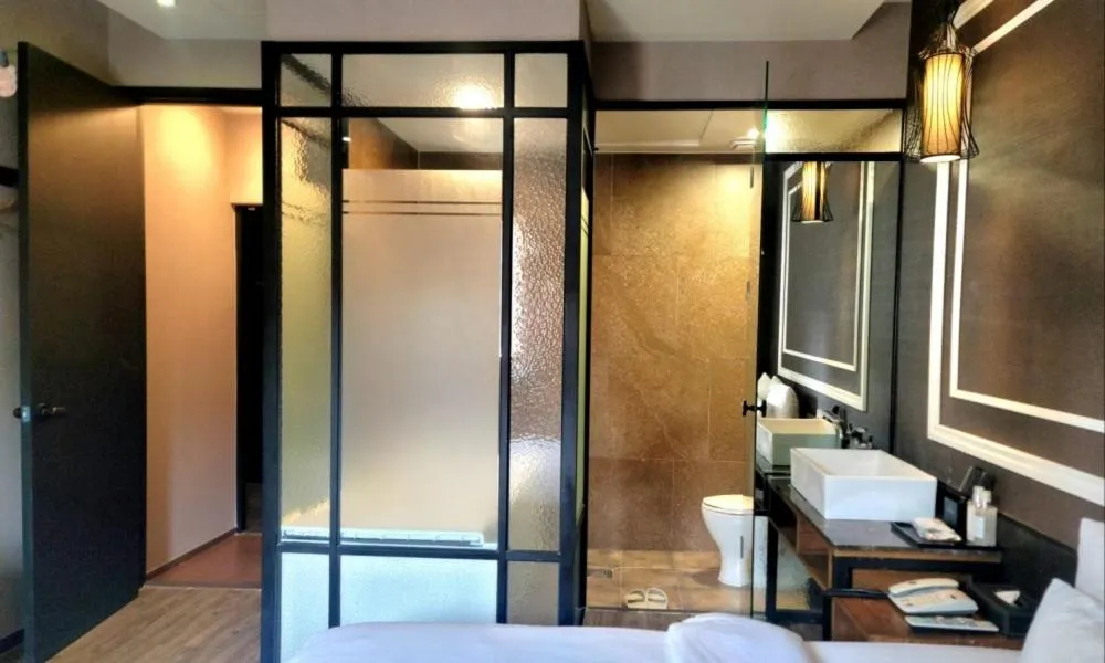 Bed in Jinhae Pasta Hotel