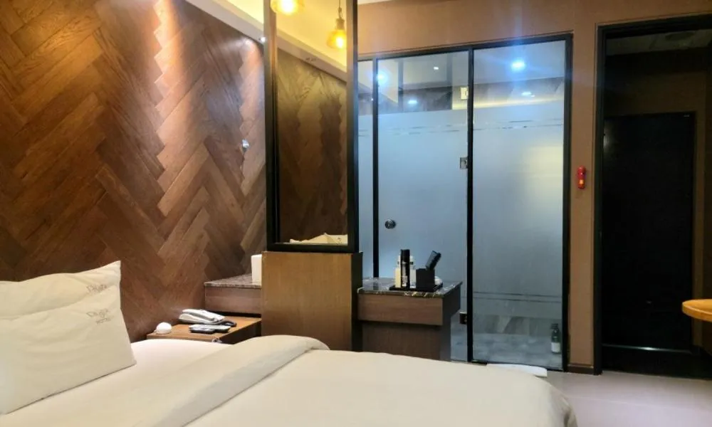 Bed in Jinhae Pasta Hotel