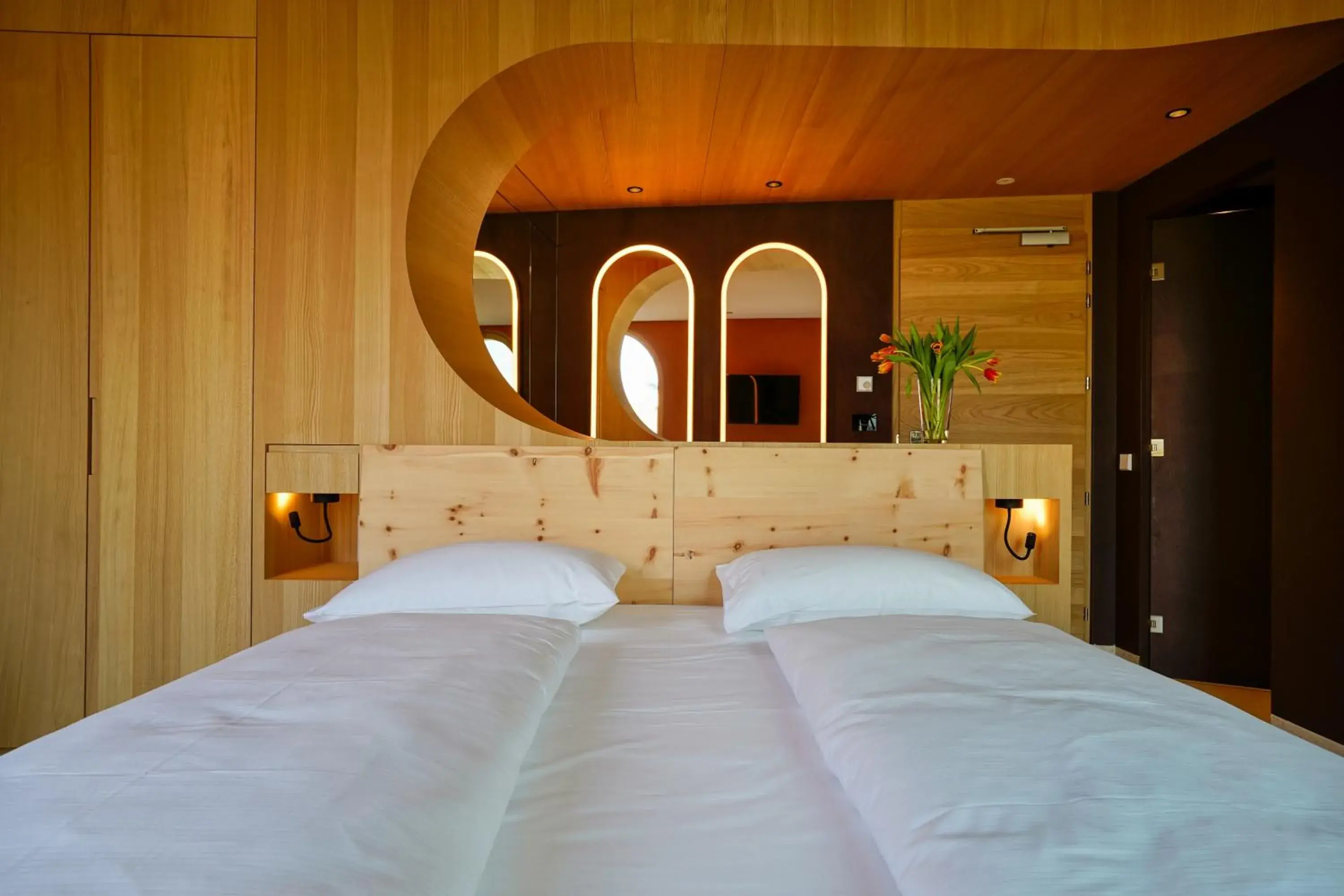 Bed in Hotel La Briosa Bed in Hotel La Briosa